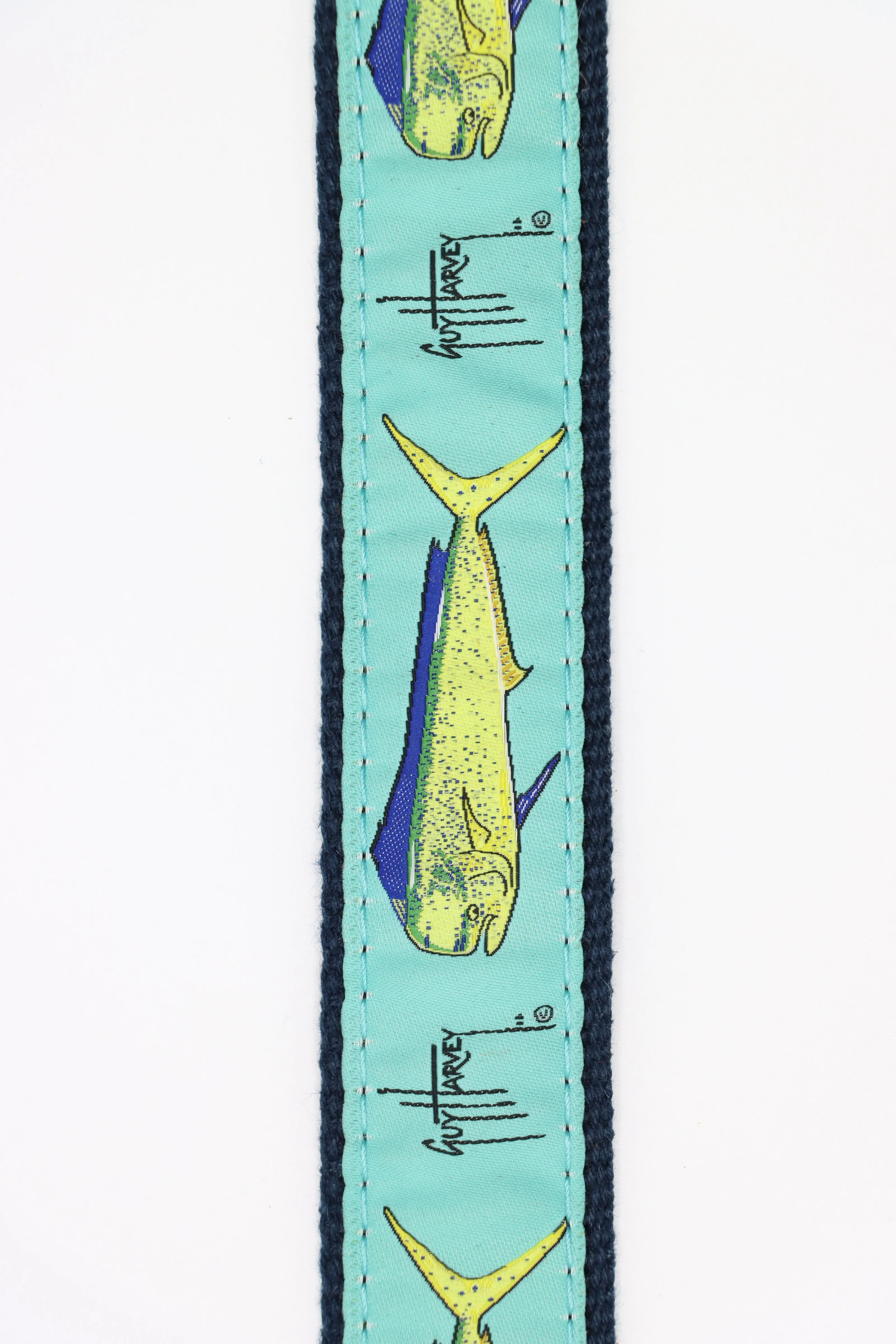 Men's Bull Dolphin Leather Tab Belt - Image 3