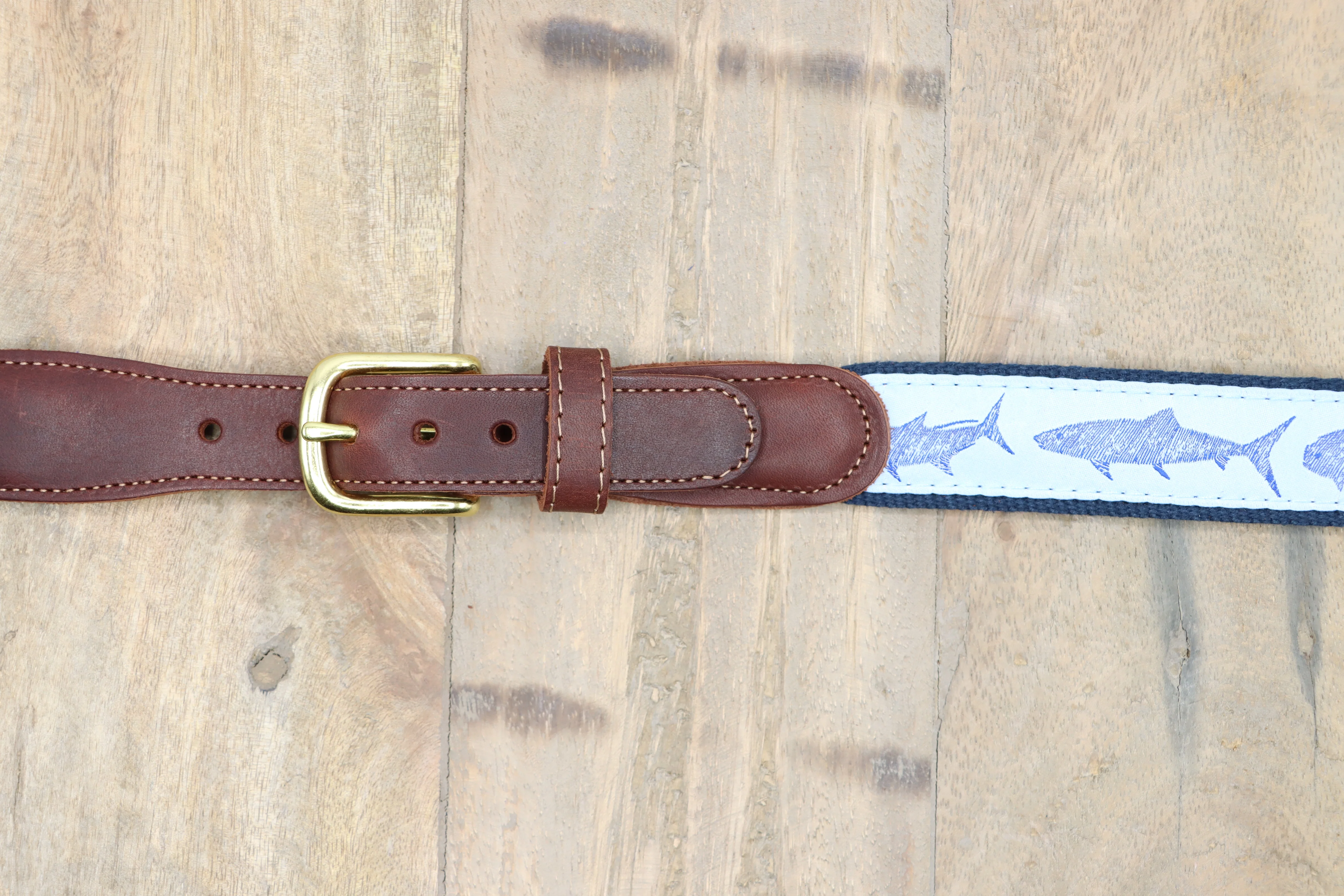 Men's Keys Slam Leather Tab Belt - Image 4