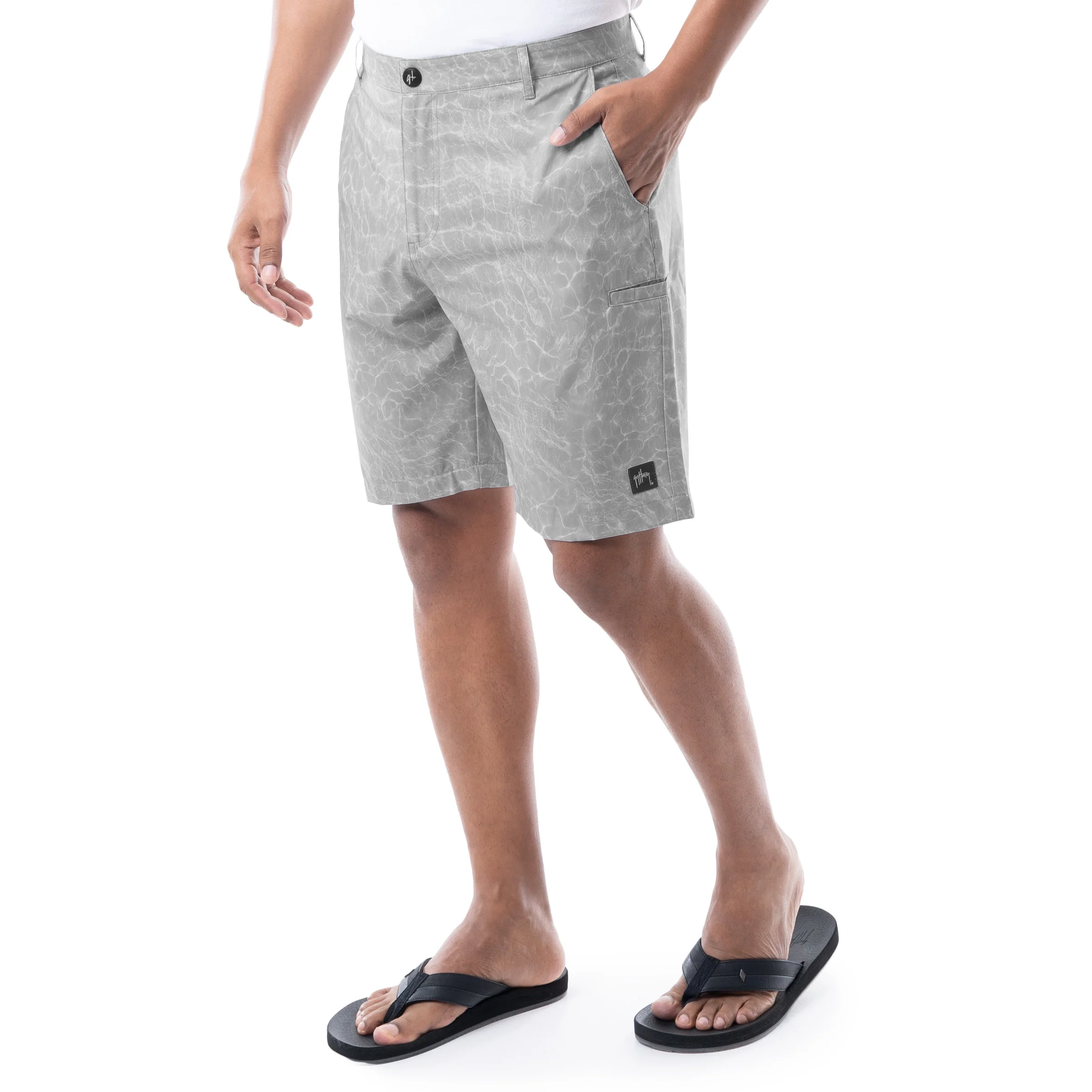Mens 9" Shallow Printed Hybrid Short - Image 3