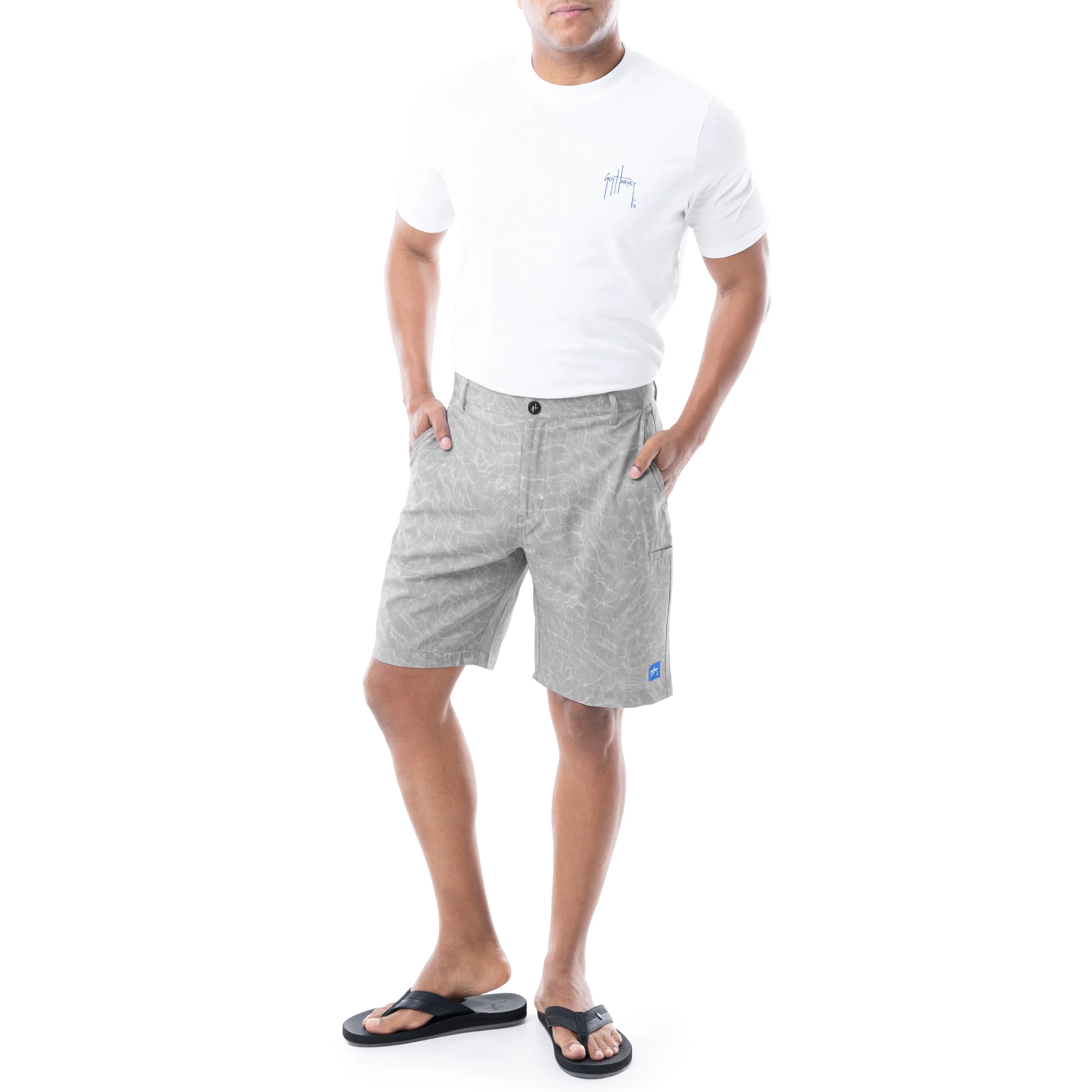 Mens 9" Shallow Printed Hybrid Short - Image 7