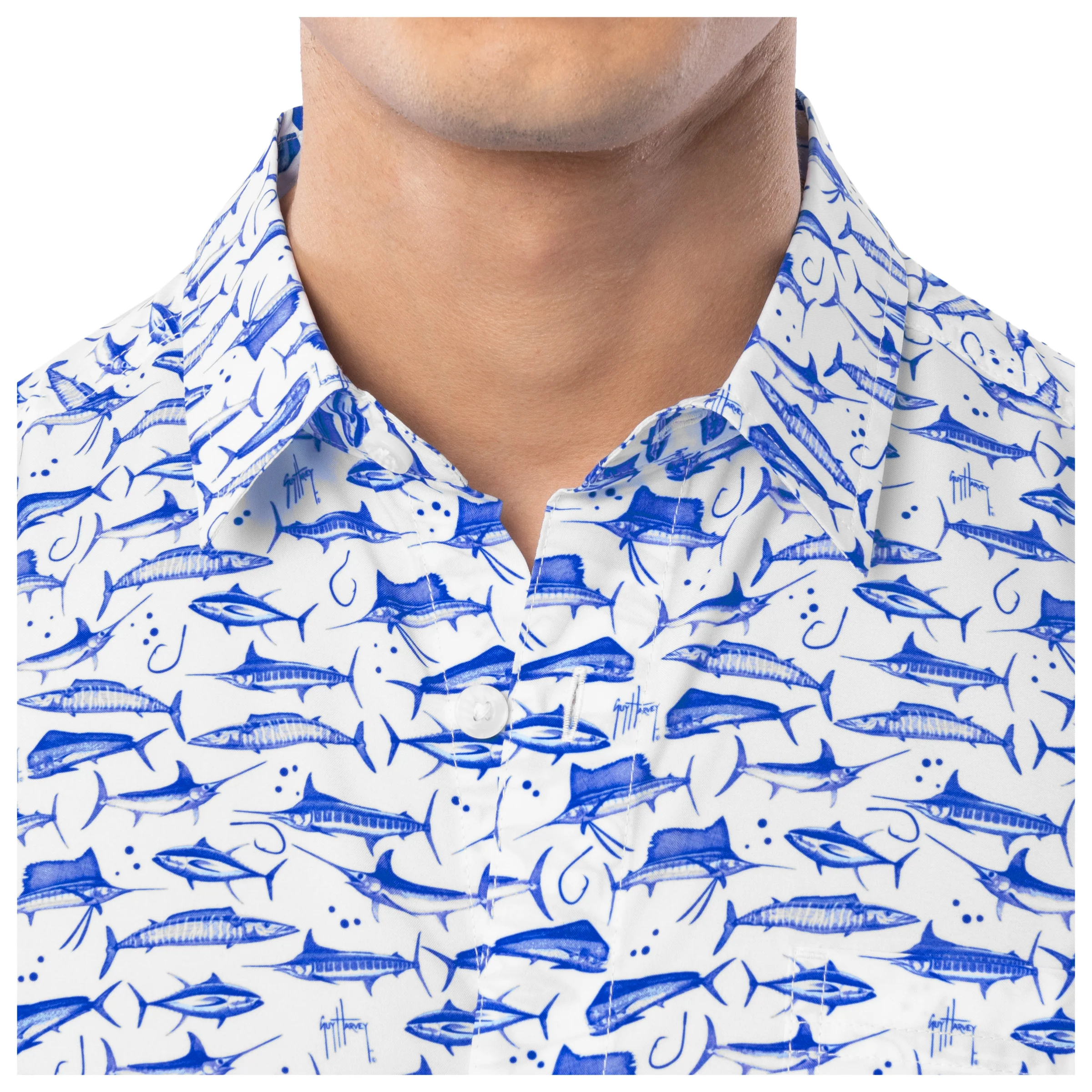 Men's AO Slam Performance Fishing Shirt - Image 7