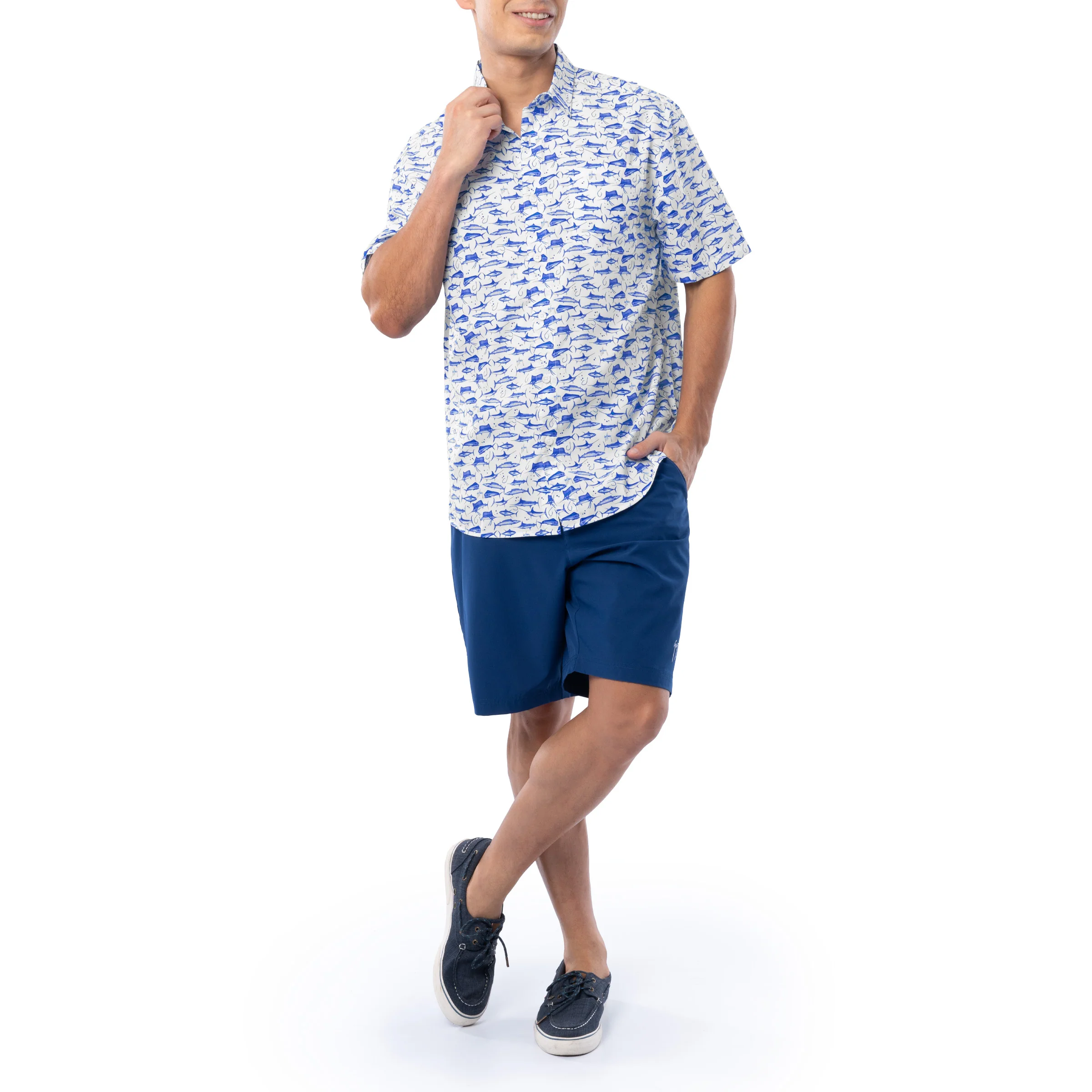 Men's AO Slam Performance Fishing Shirt - Image 8