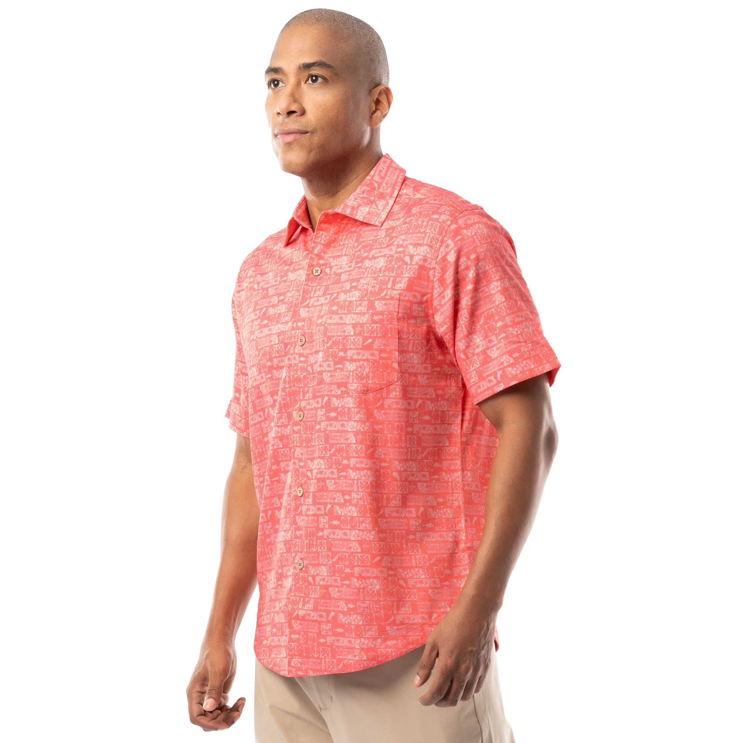 Island Ease Resort Shirt - Aztec - Image 3