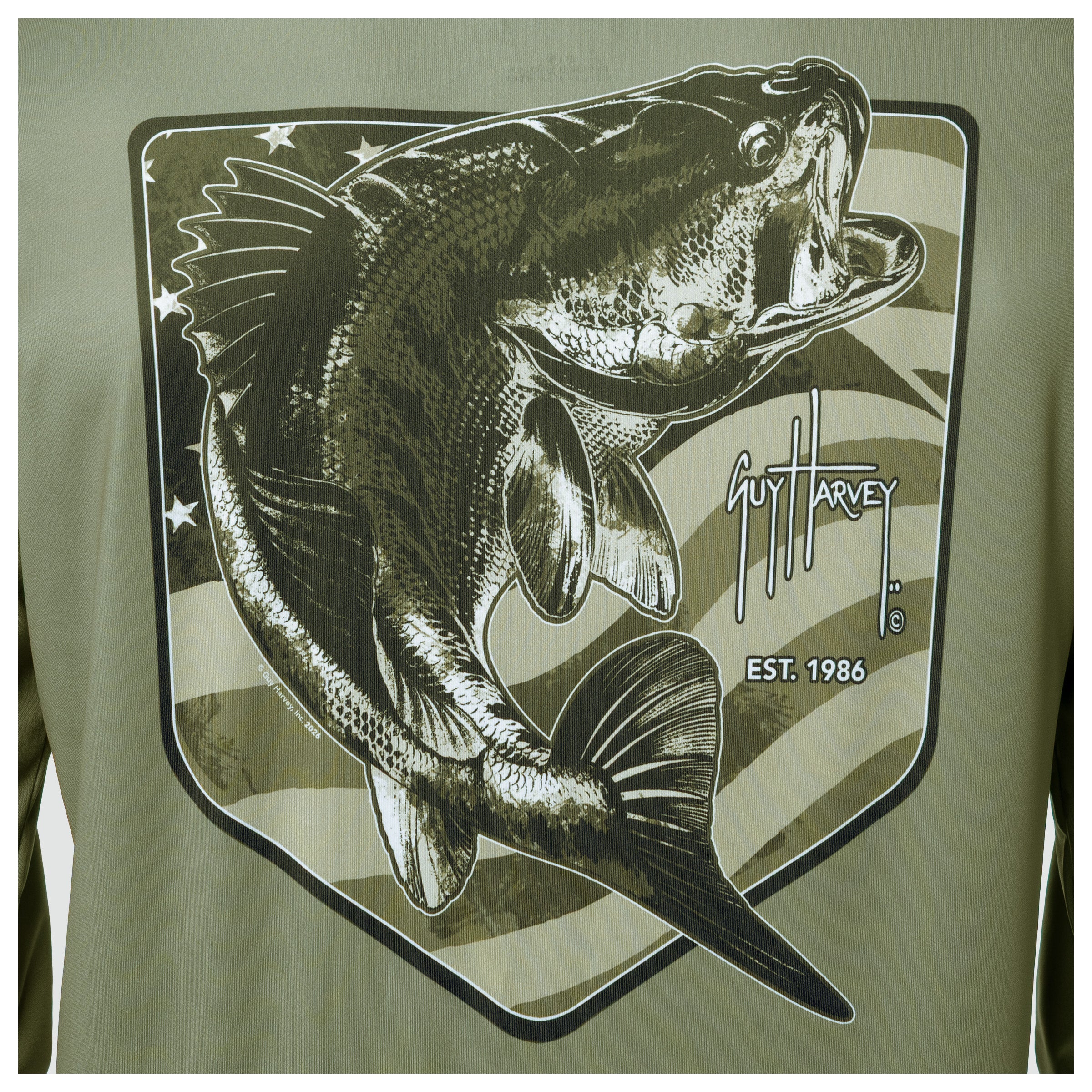 Eco Cast Sun Protection Crew - Bass Badge - Image 3
