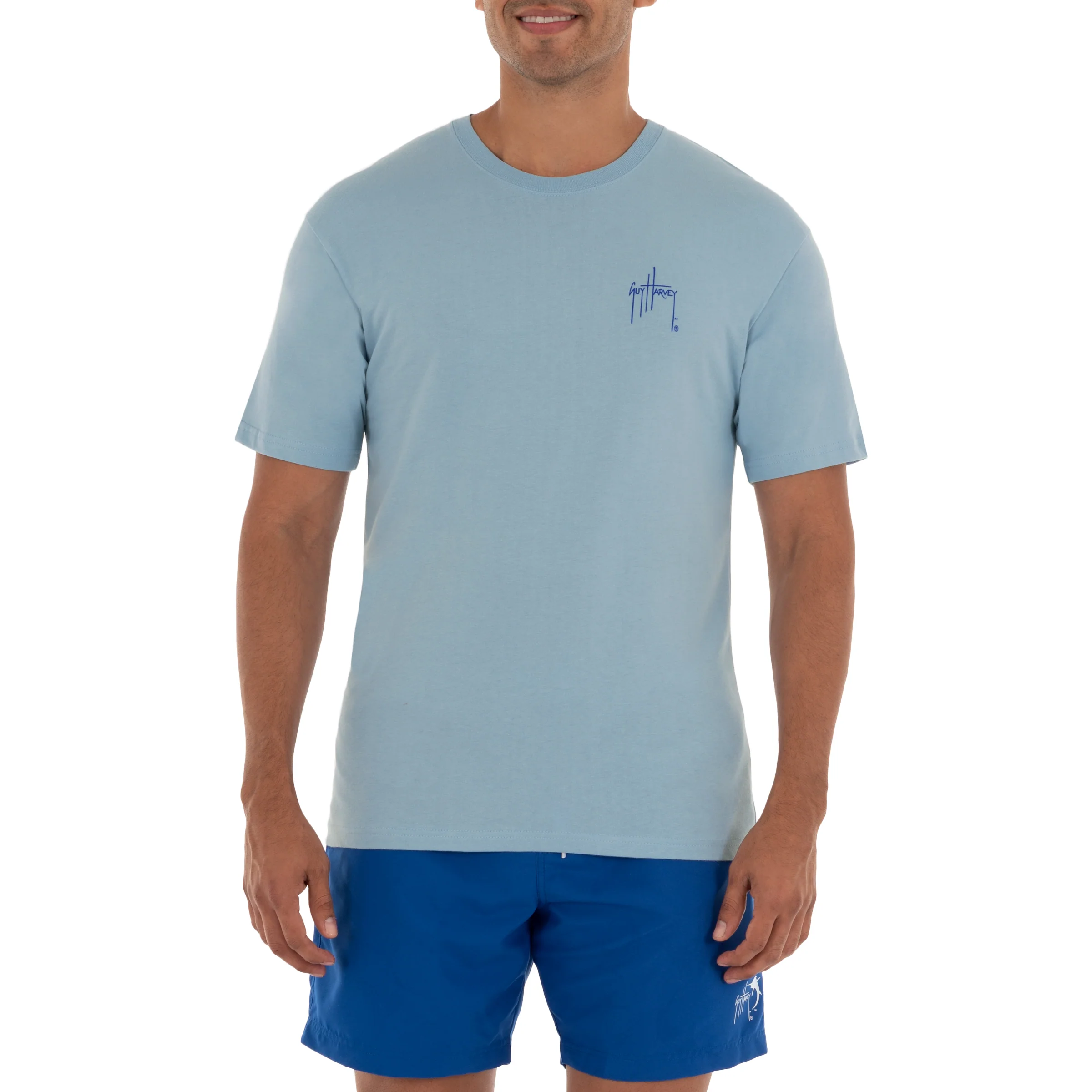 Men's 'Bernegat Lighthouse' Short Sleeve Crew Neck T-Shirt - Image 4