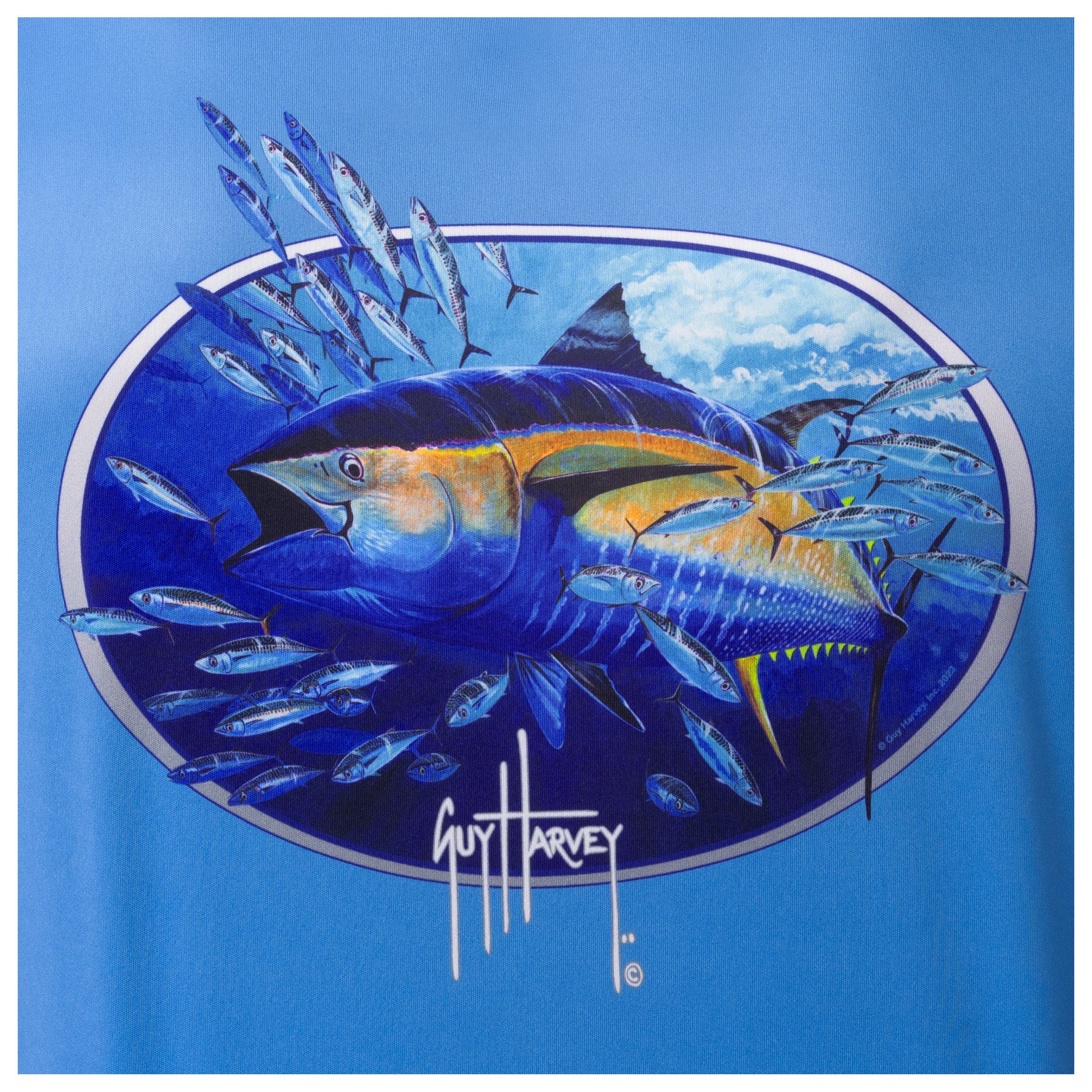 Men's Big Blue Performance Sun Protection Top - Image 3