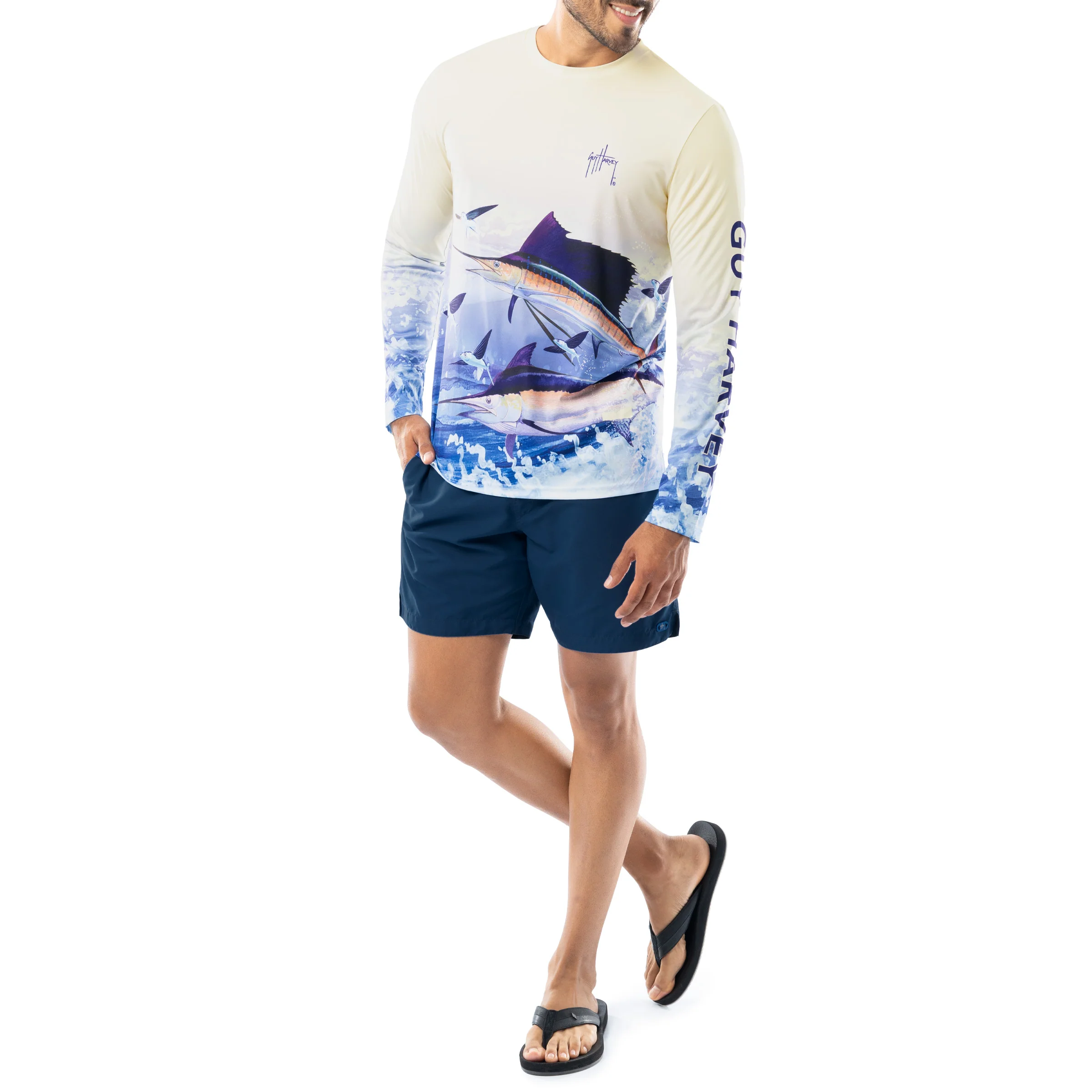 Men's Billfish SGS Performance Sun Protection Top - Image 9