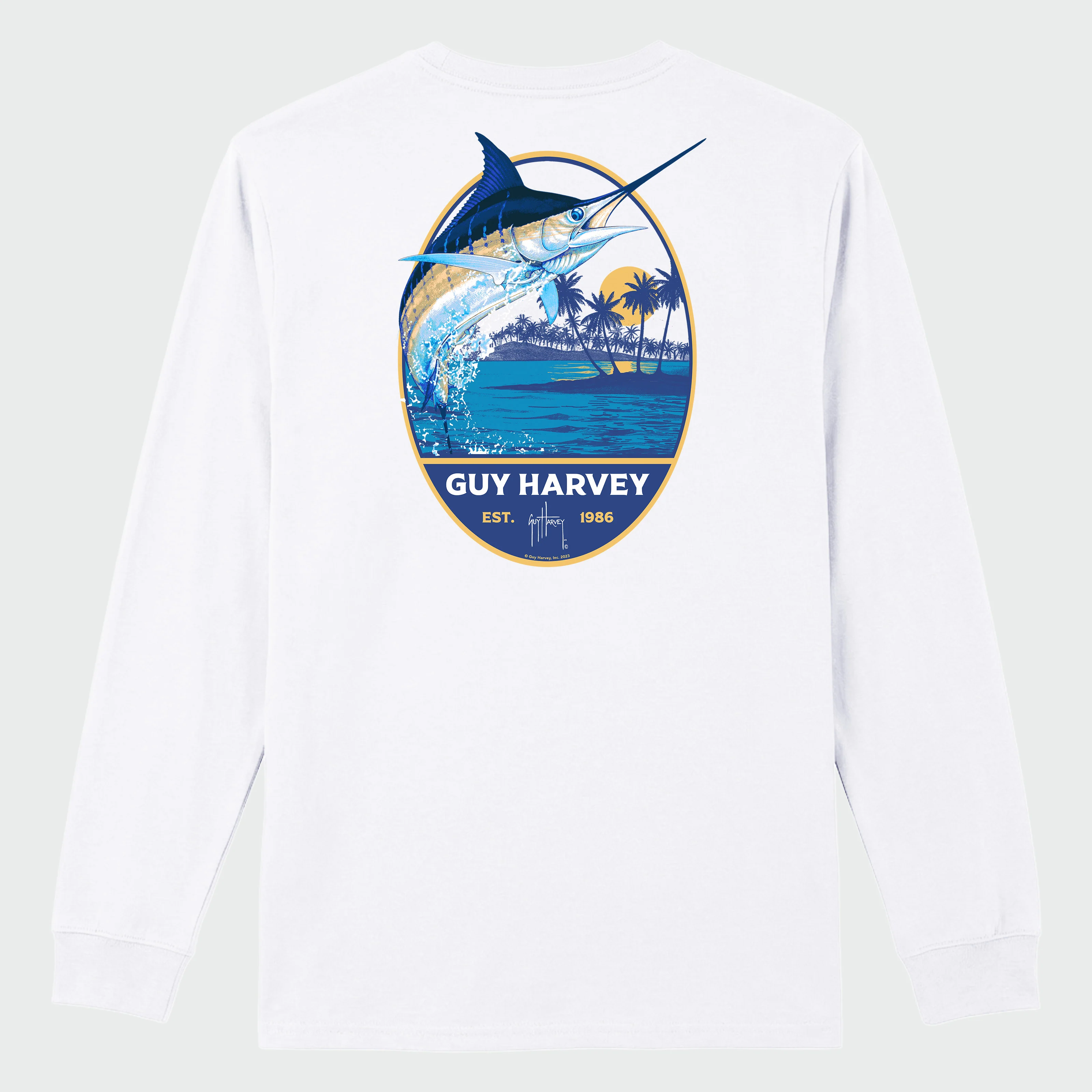 OG Long Sleeve Tee - Blue Hawaiian
