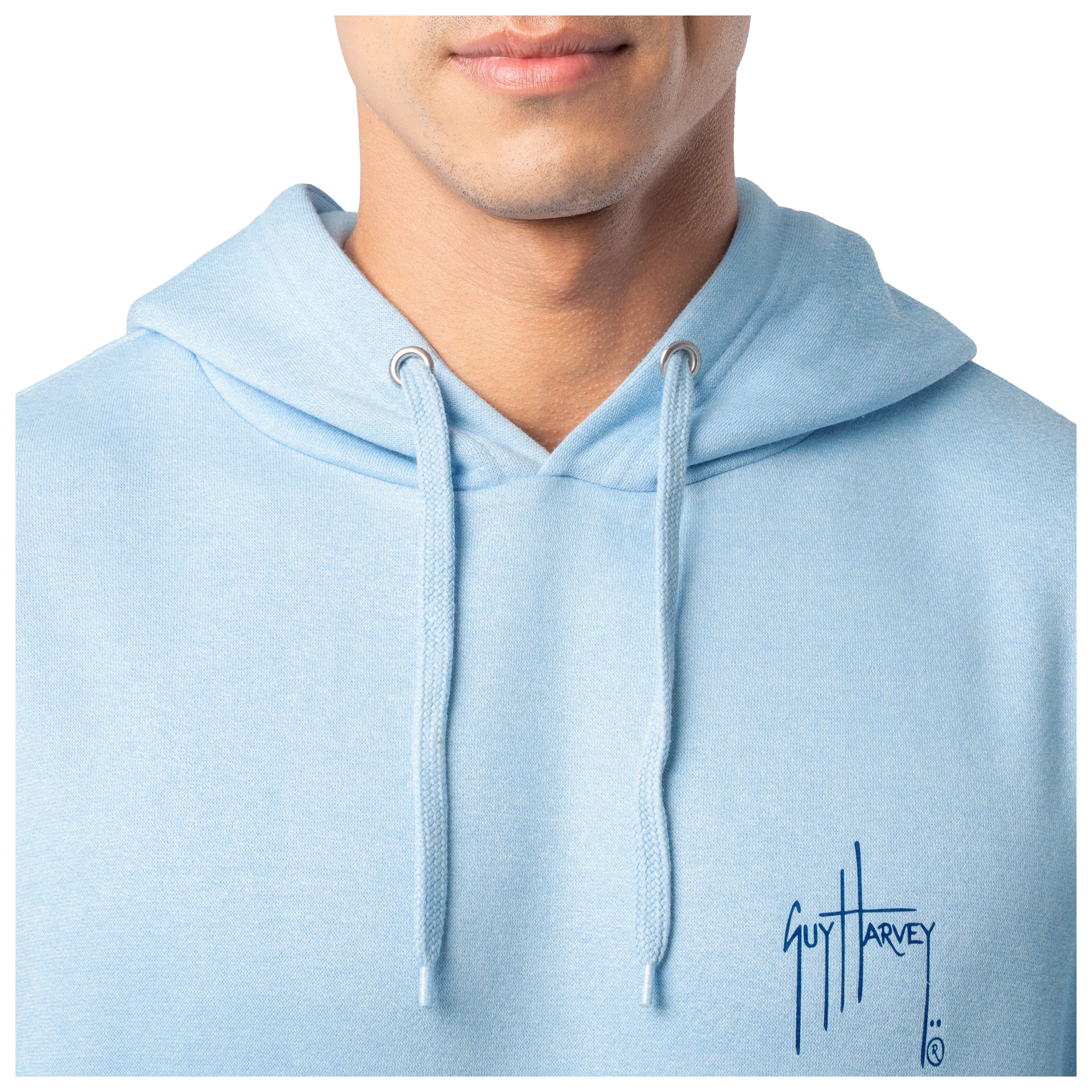 Tradewinds Fleece Hoodie - Blue Hawaiian - Image 8