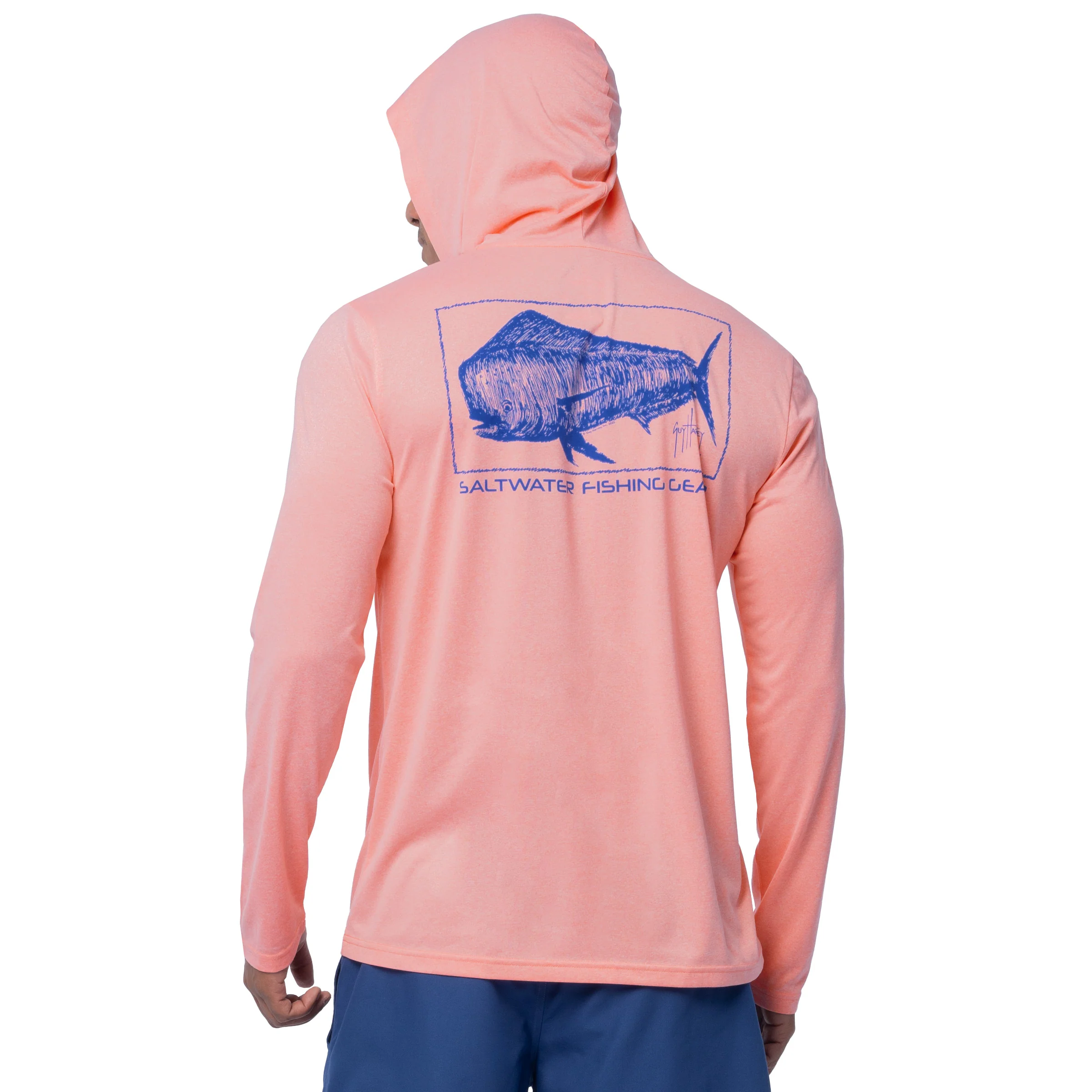 Men's Boxed Mahi Performance Fishing Hoodie