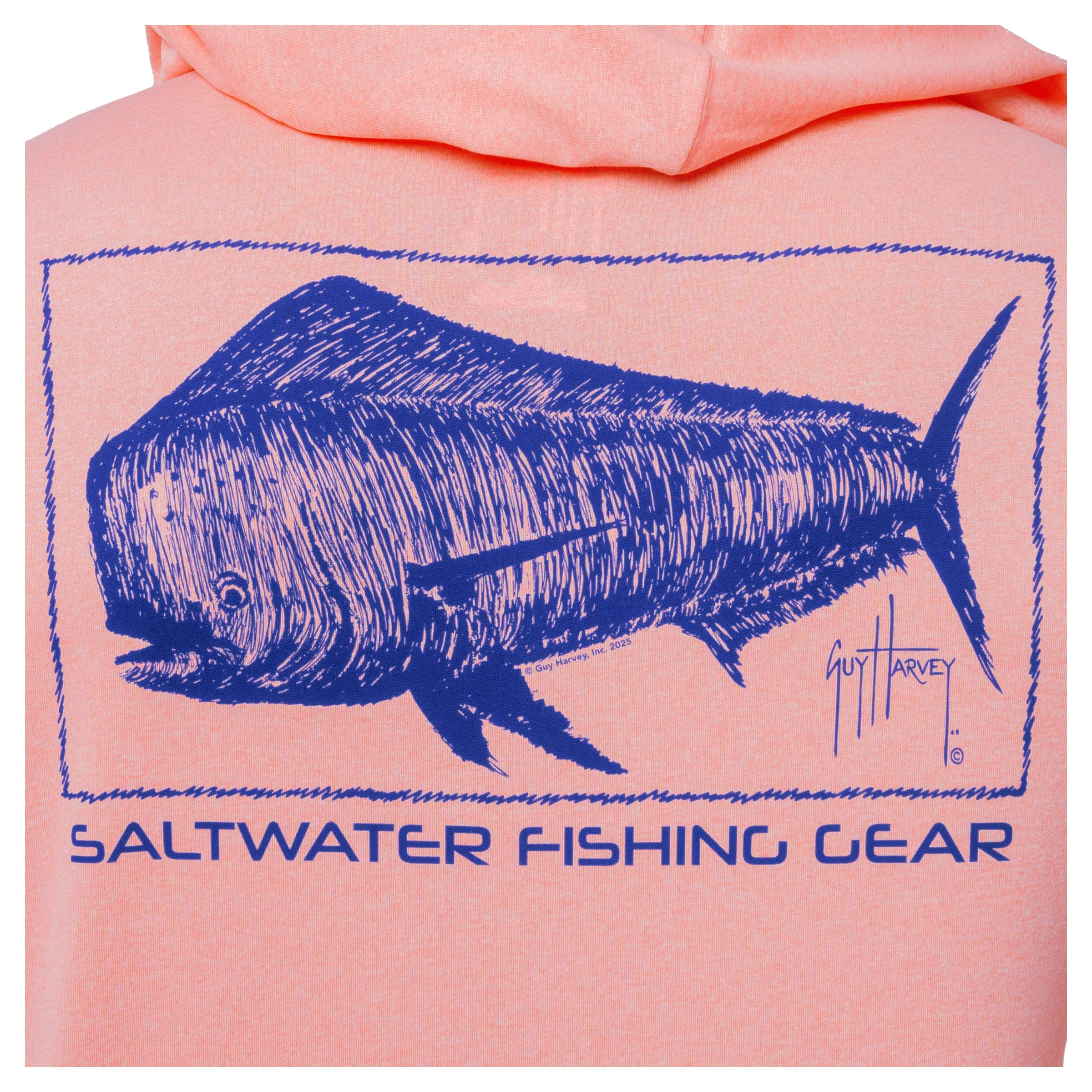 Men's Boxed Mahi Performance Fishing Hoodie - Image 3