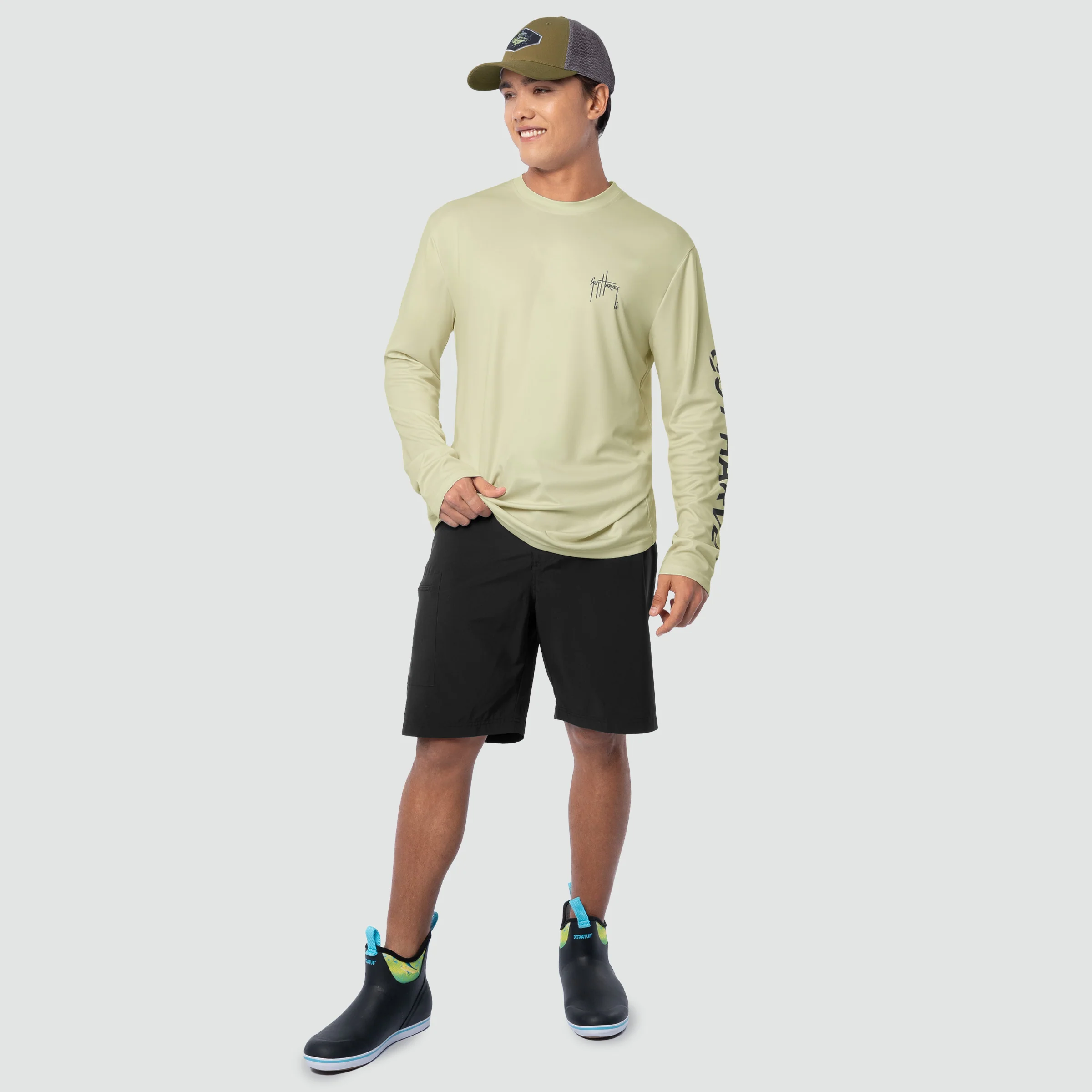 Eco Cast Sun Protection Crew - Camo Hex - Image 8