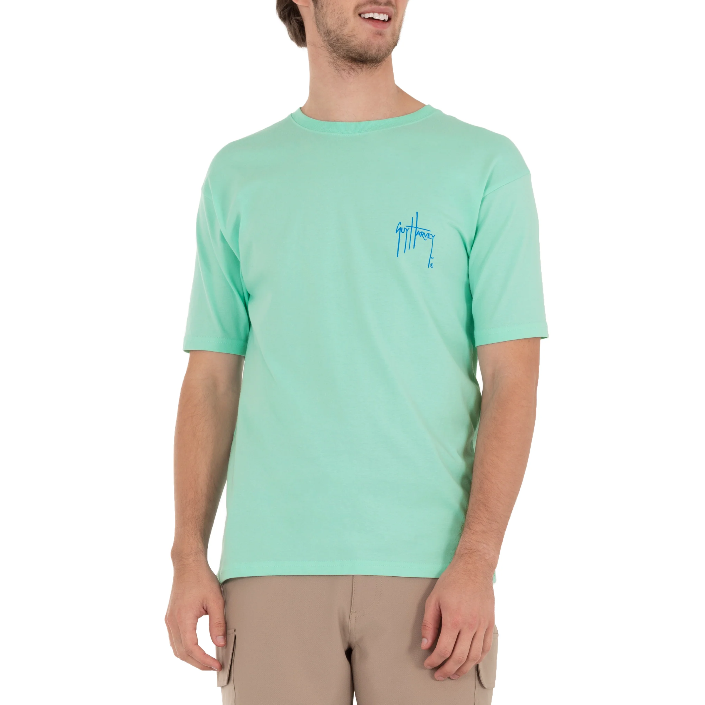 Men's 'Cape Hatteras Lighthouse' Short Sleeve Crew Neck T-Shirt - Image 4