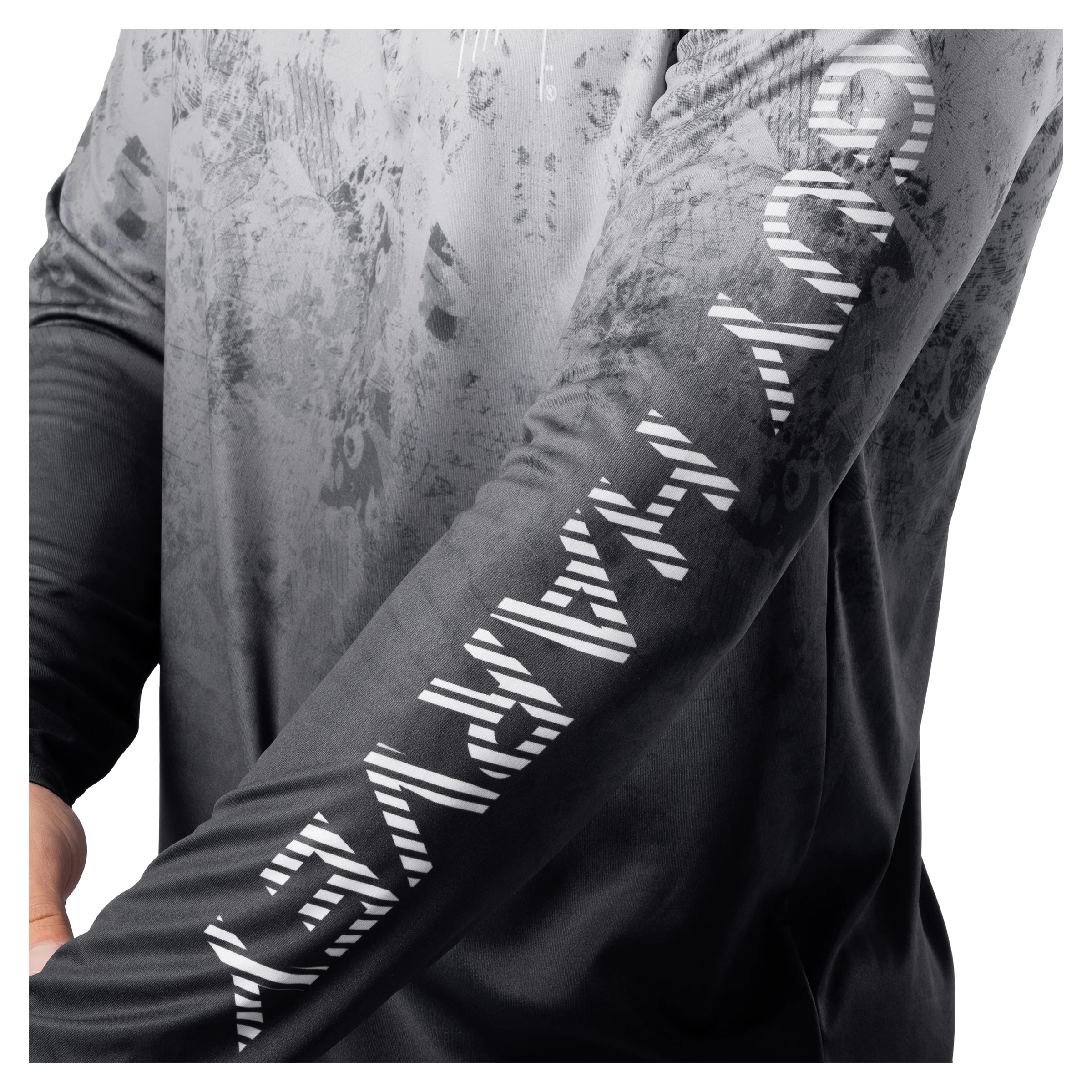 Performance Sun Protection Crew - Dark Whitecap Camo - Image 3