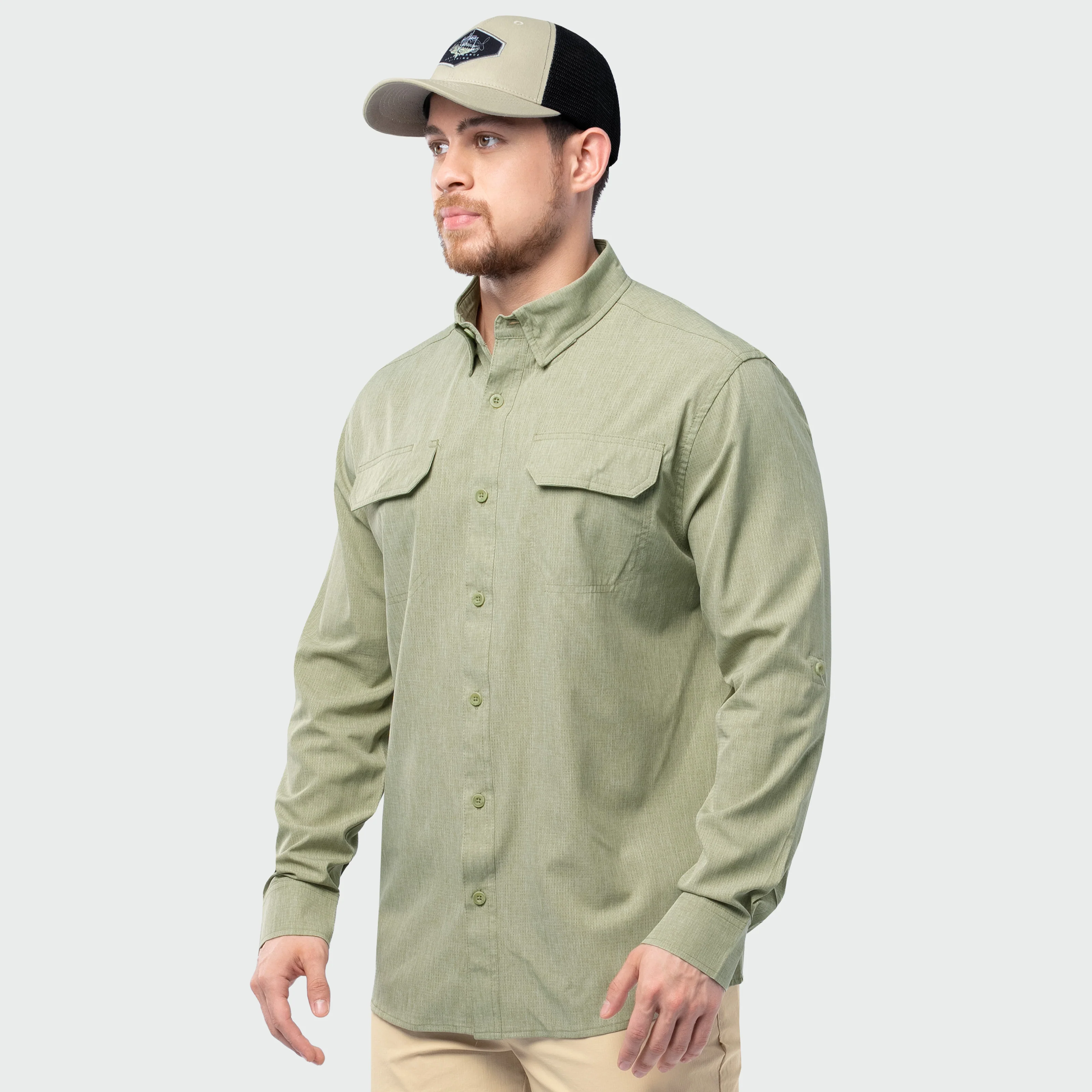 Eco Angler Long Sleeve Fishing Shirt - Image 3
