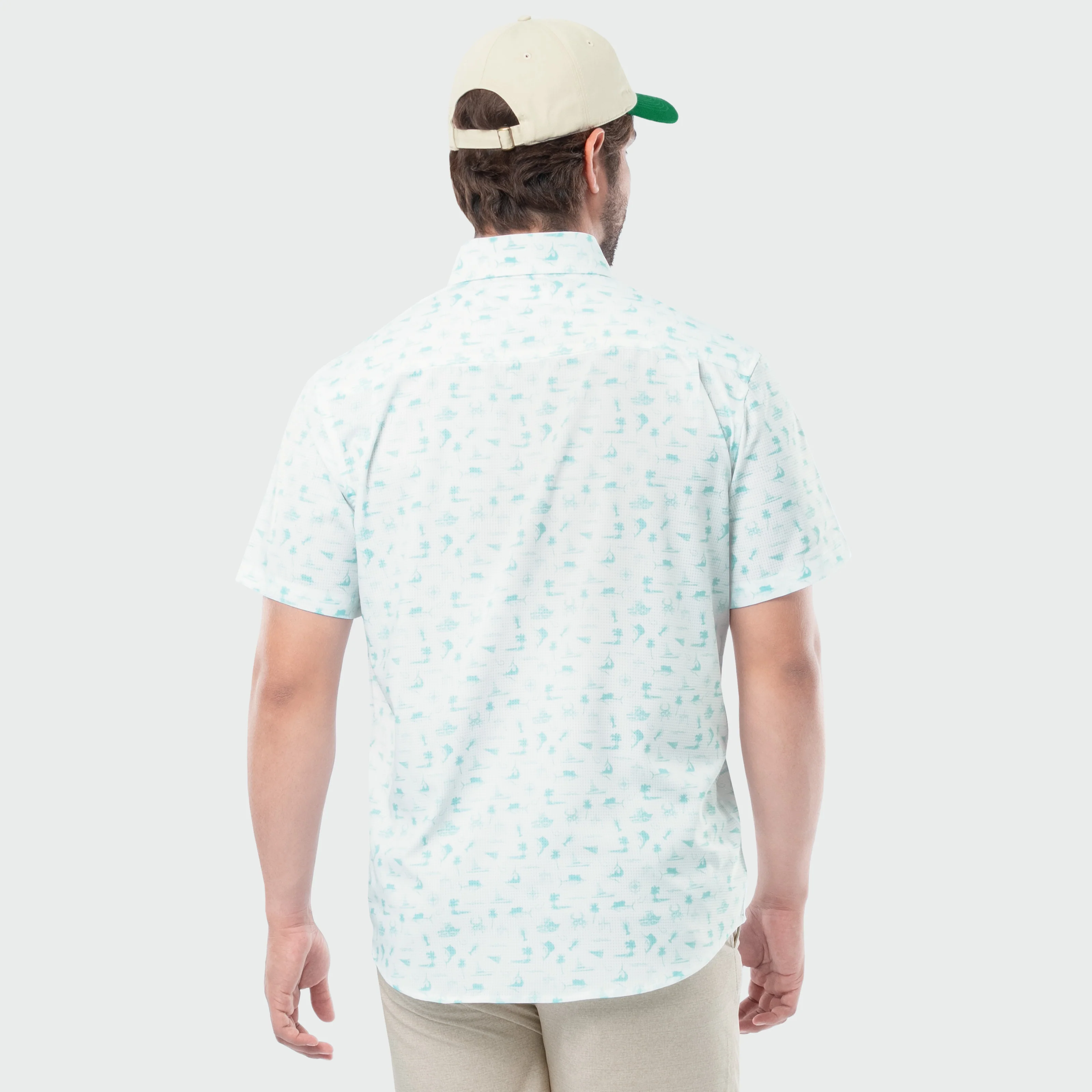 Eco Angler Fishing Shirt - Maritime Motif - Image 2