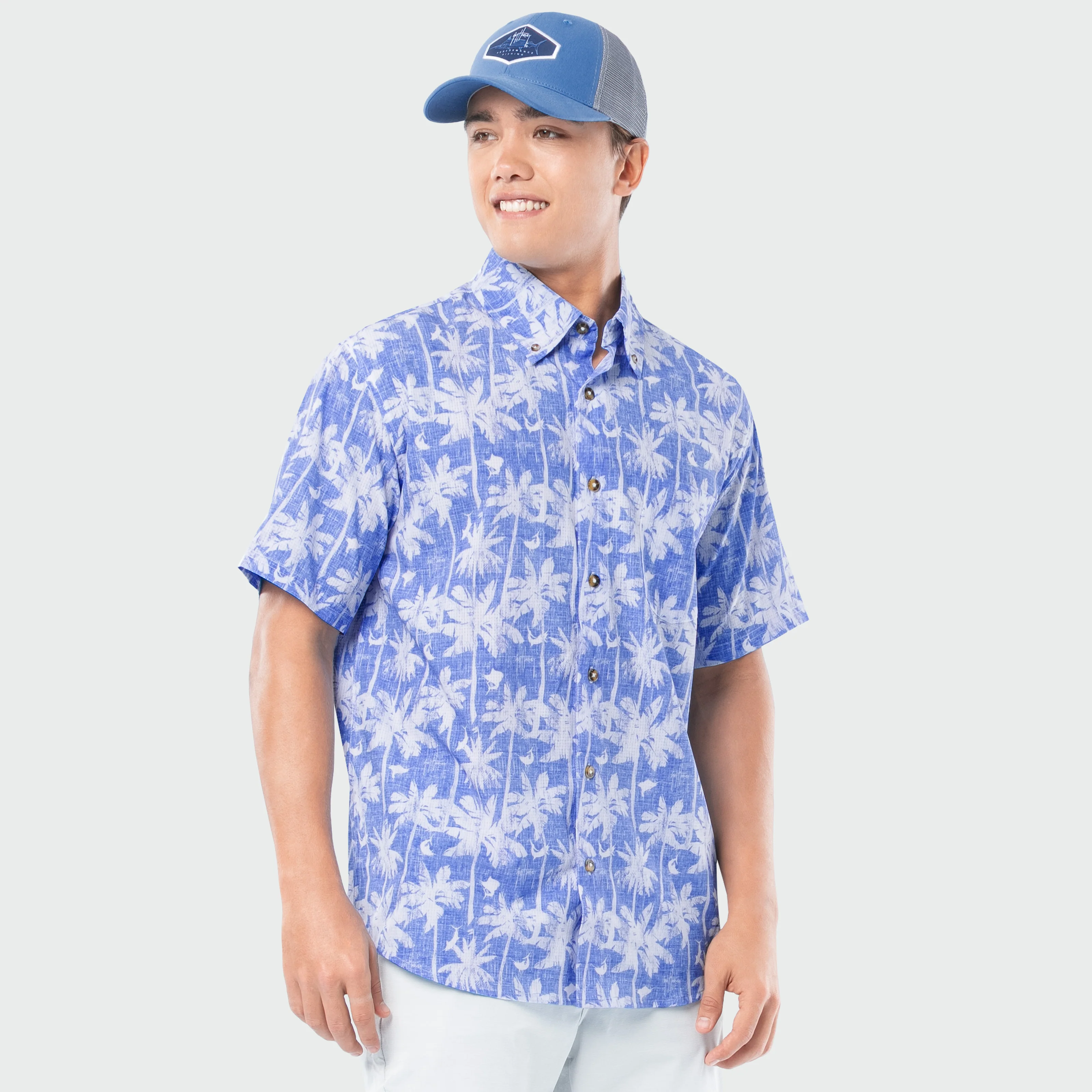 Eco Angler Fishing Shirt - Southern Palm - Image 3