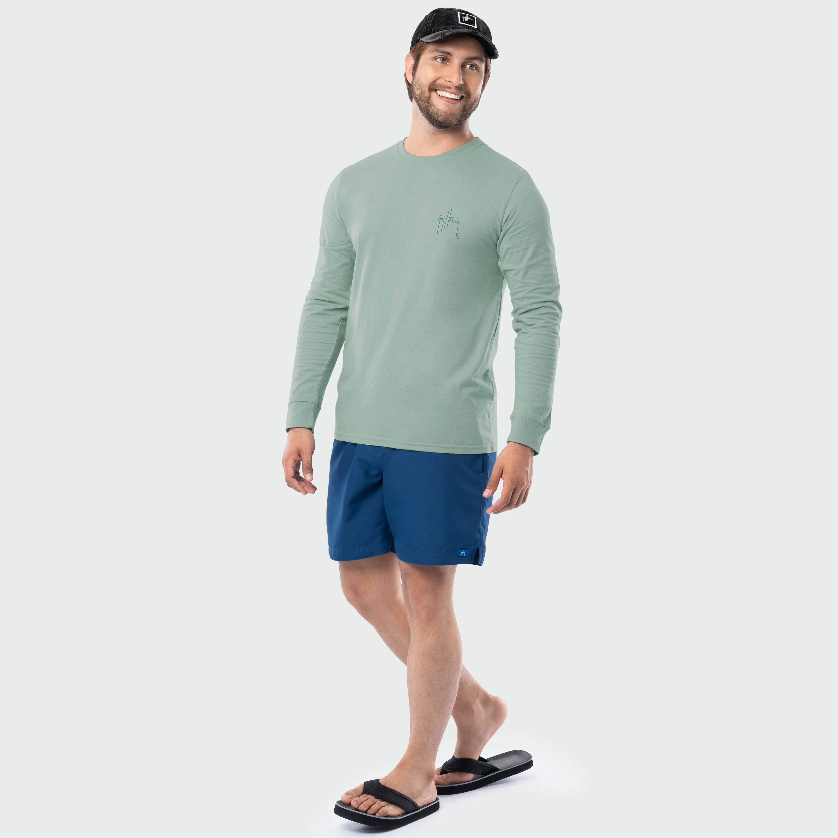 HarborLite Long Sleeve Tee - Surf Patch - Image 8