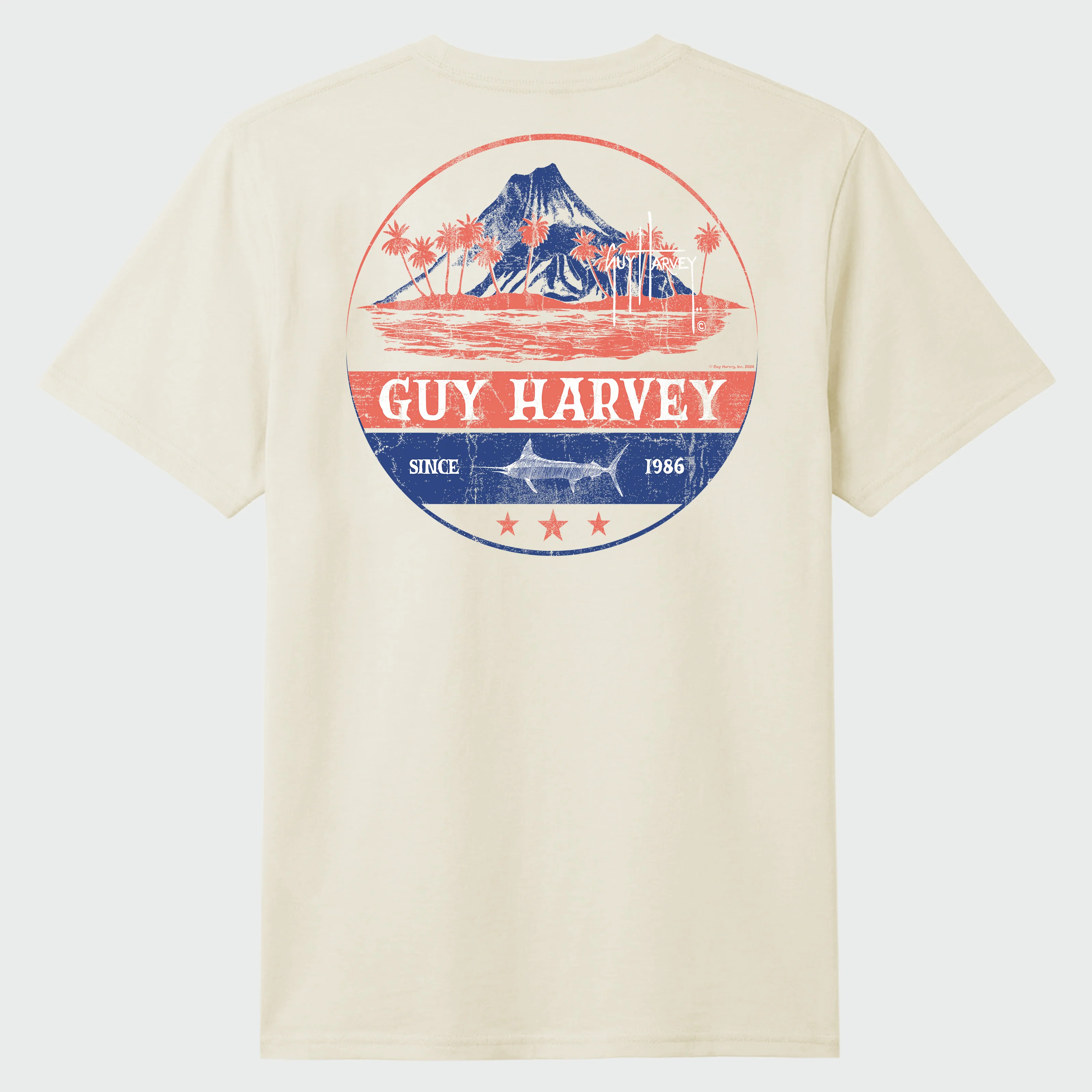 HarborLite Pocket Tee - Volcano