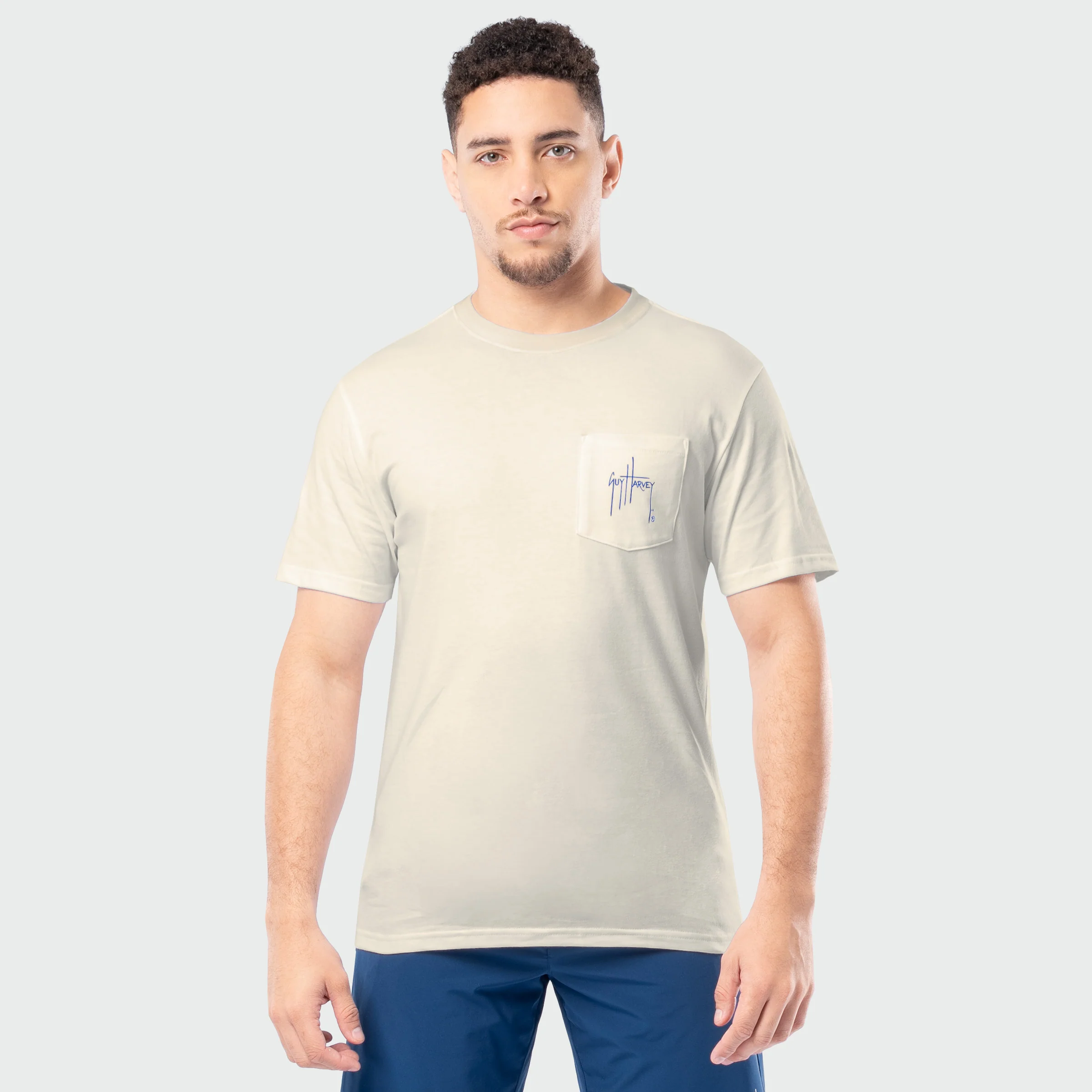 HarborLite Pocket Tee - Volcano - Image 4
