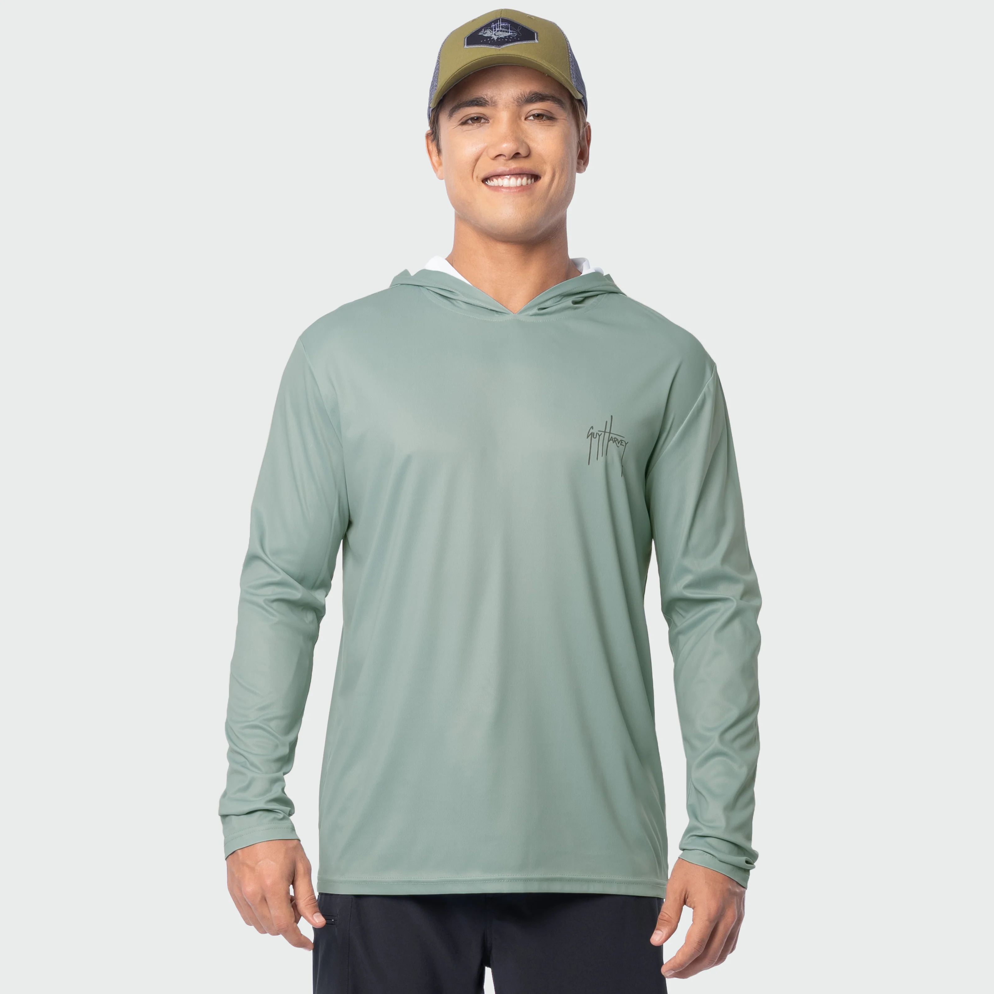 Eco Cast Sun Protection Hoodie - Freshwater Camo - Image 2