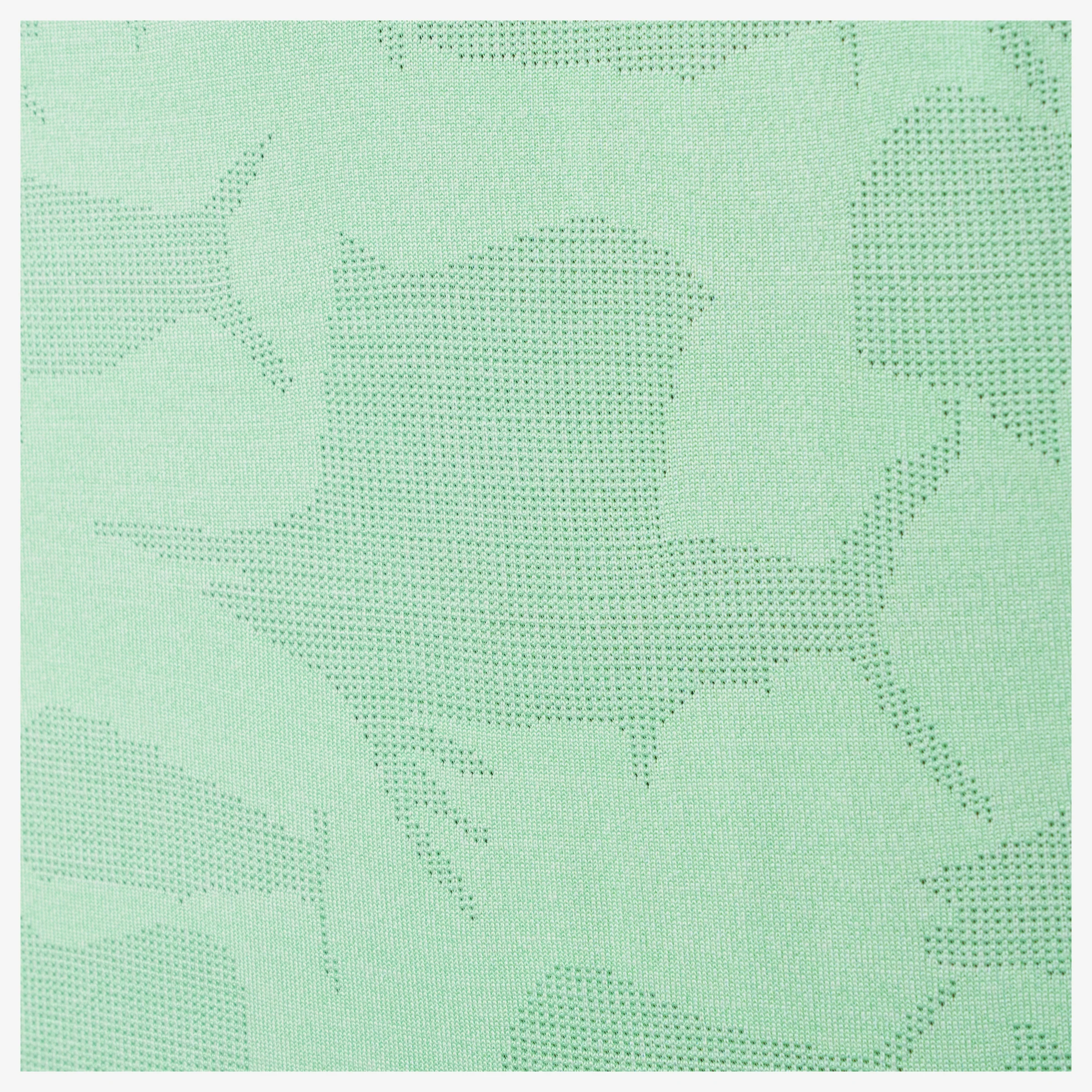 Men's Short Sleeve Green Bluewater Slam Jacquard Polo Shirt - Image 3