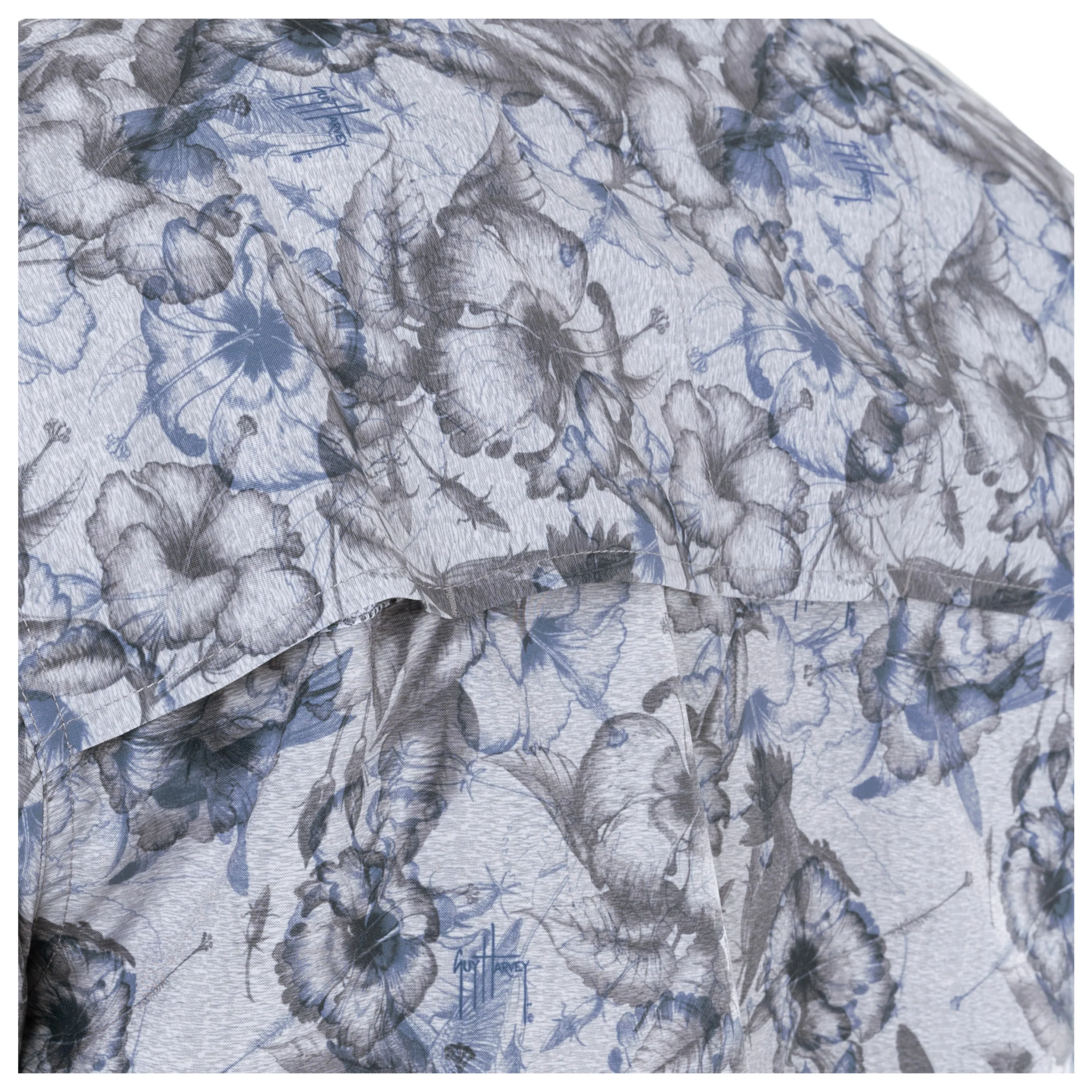 Men's Hibiscus Heather Performance Fishing Shirt - Image 6