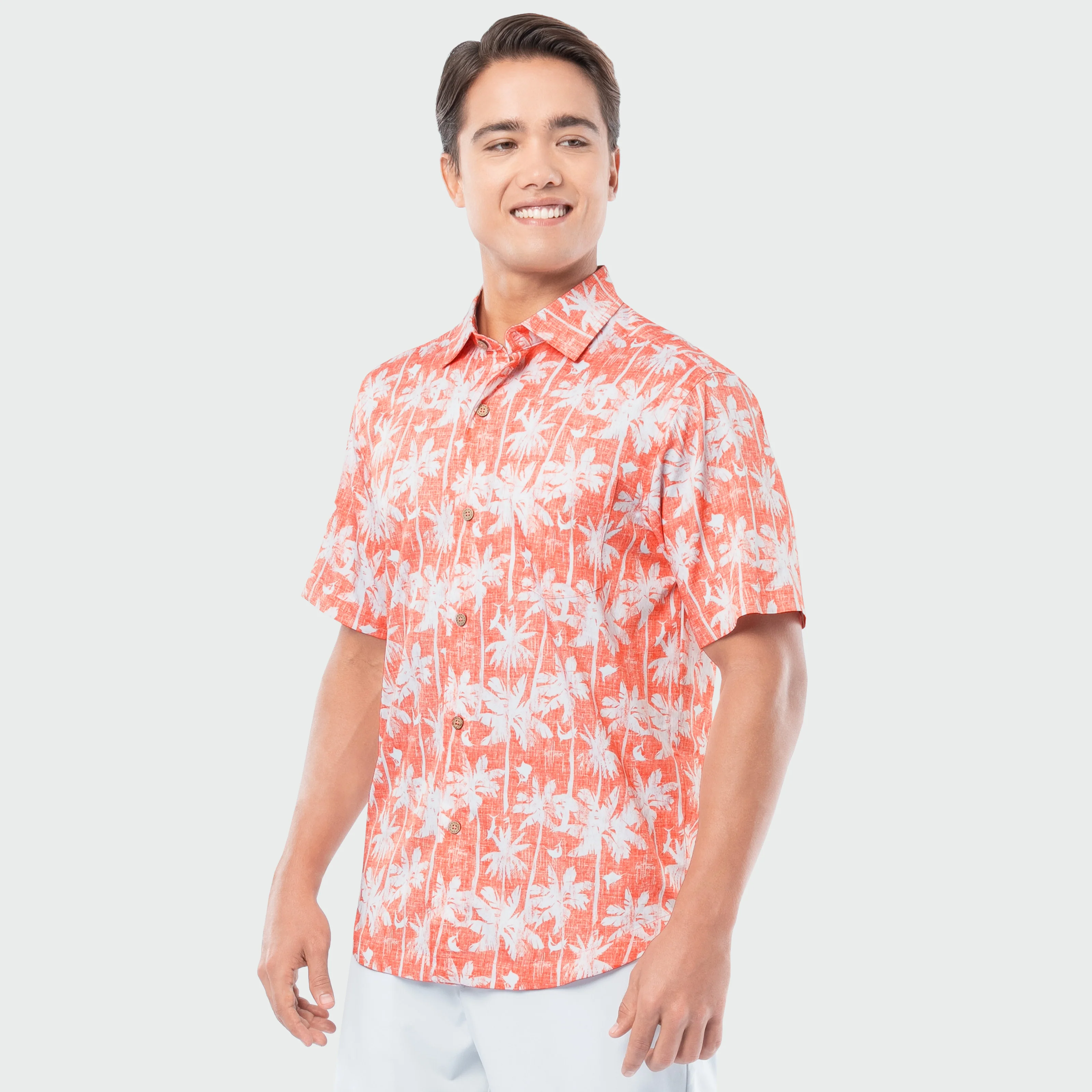 Island Ease Resort Shirt - Southern Palm - Image 3