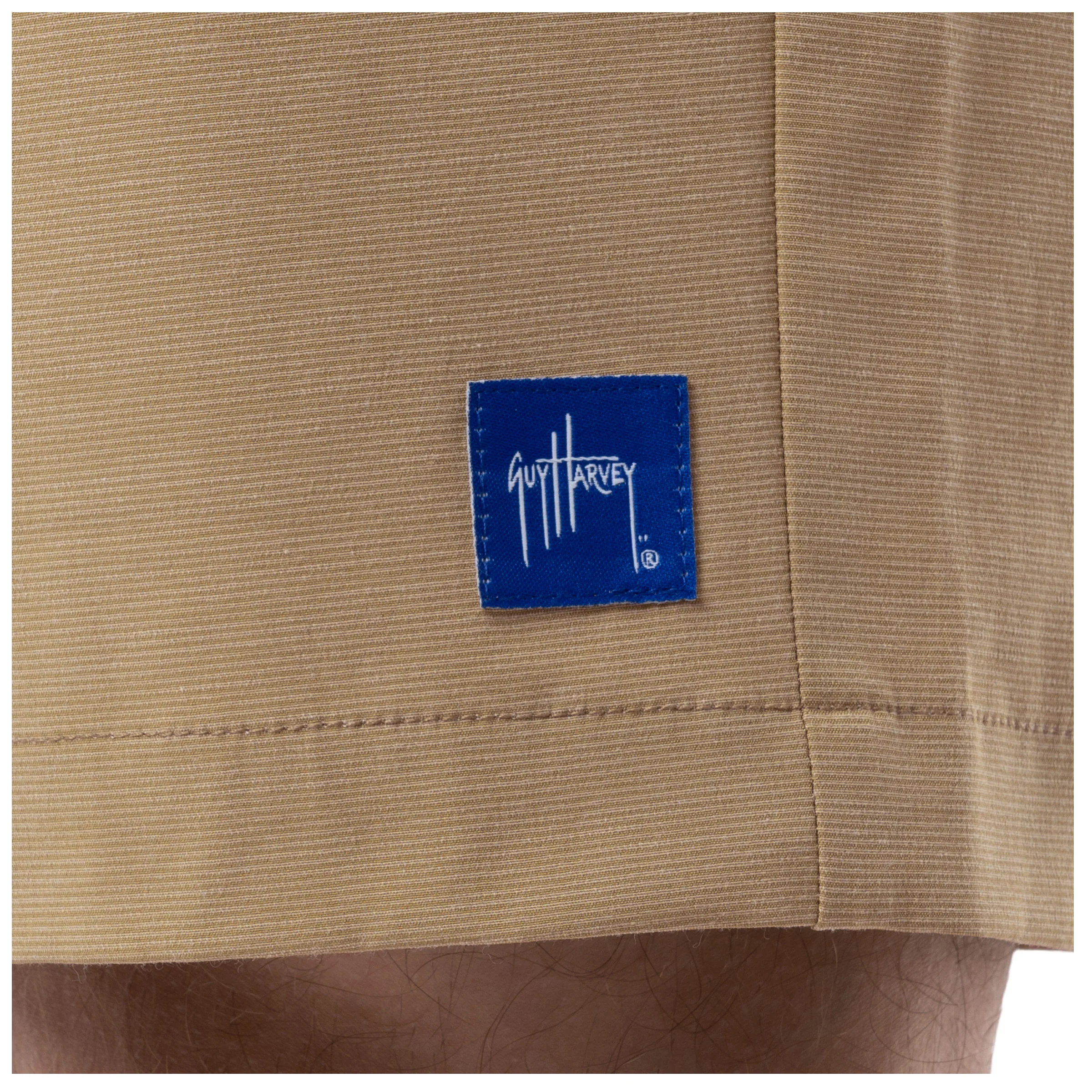 Men's Khaki Performance Hybrid Short 4-Way Stretch - Image 7