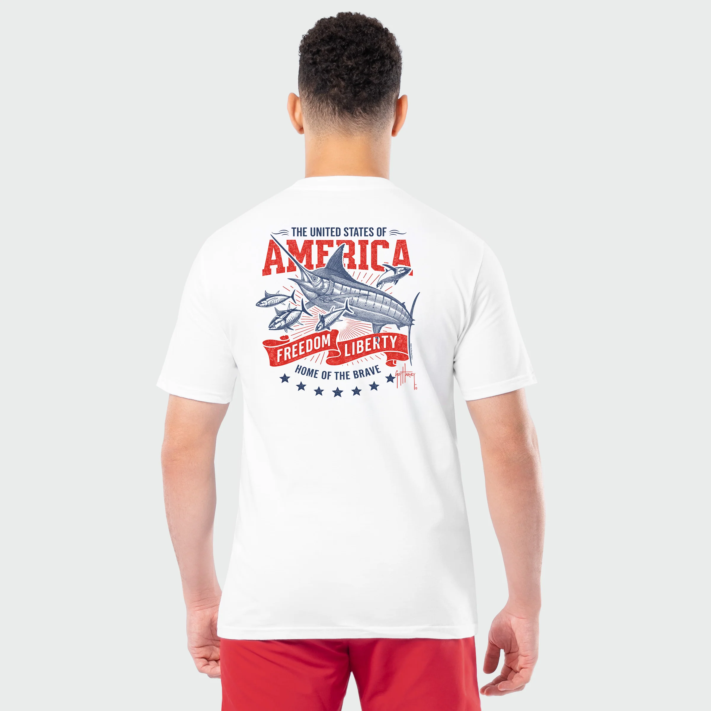 Lightweight Tee - Home Of The Brave - Image 2