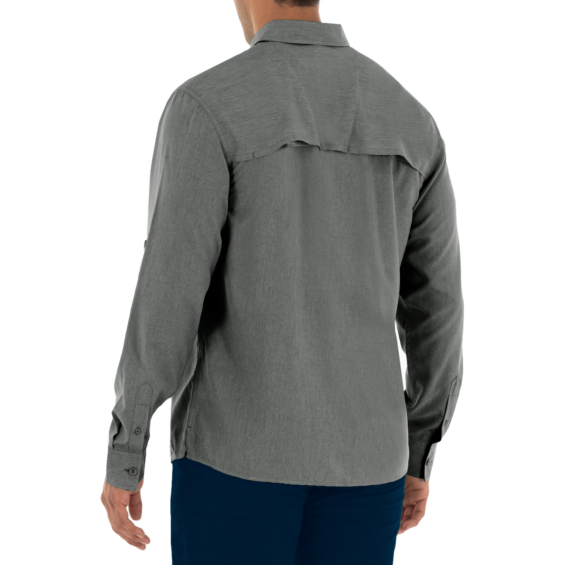 Harbor Heather Long Sleeve Fishing Shirt - Image 34