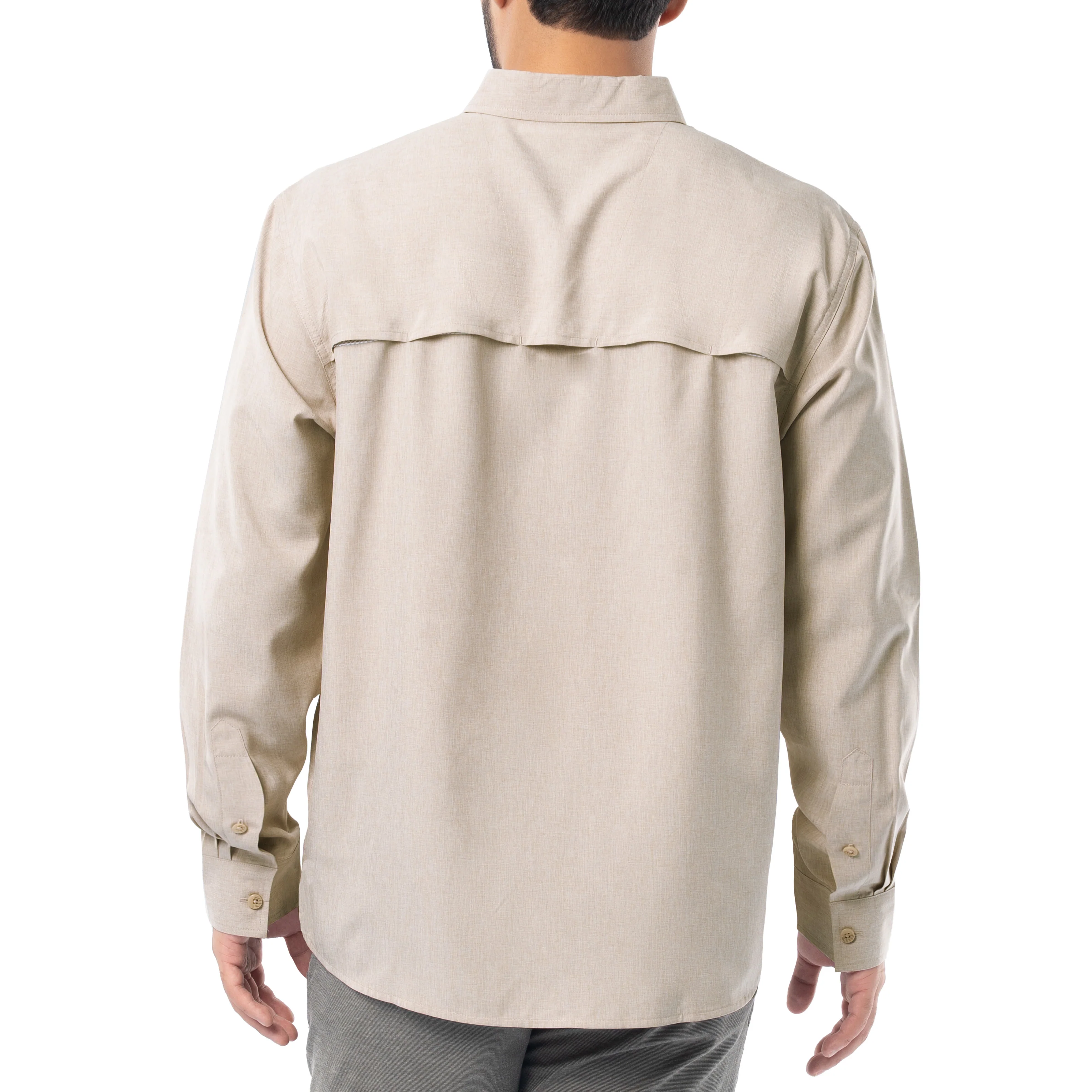 Harbor Heather Long Sleeve Fishing Shirt - Image 40