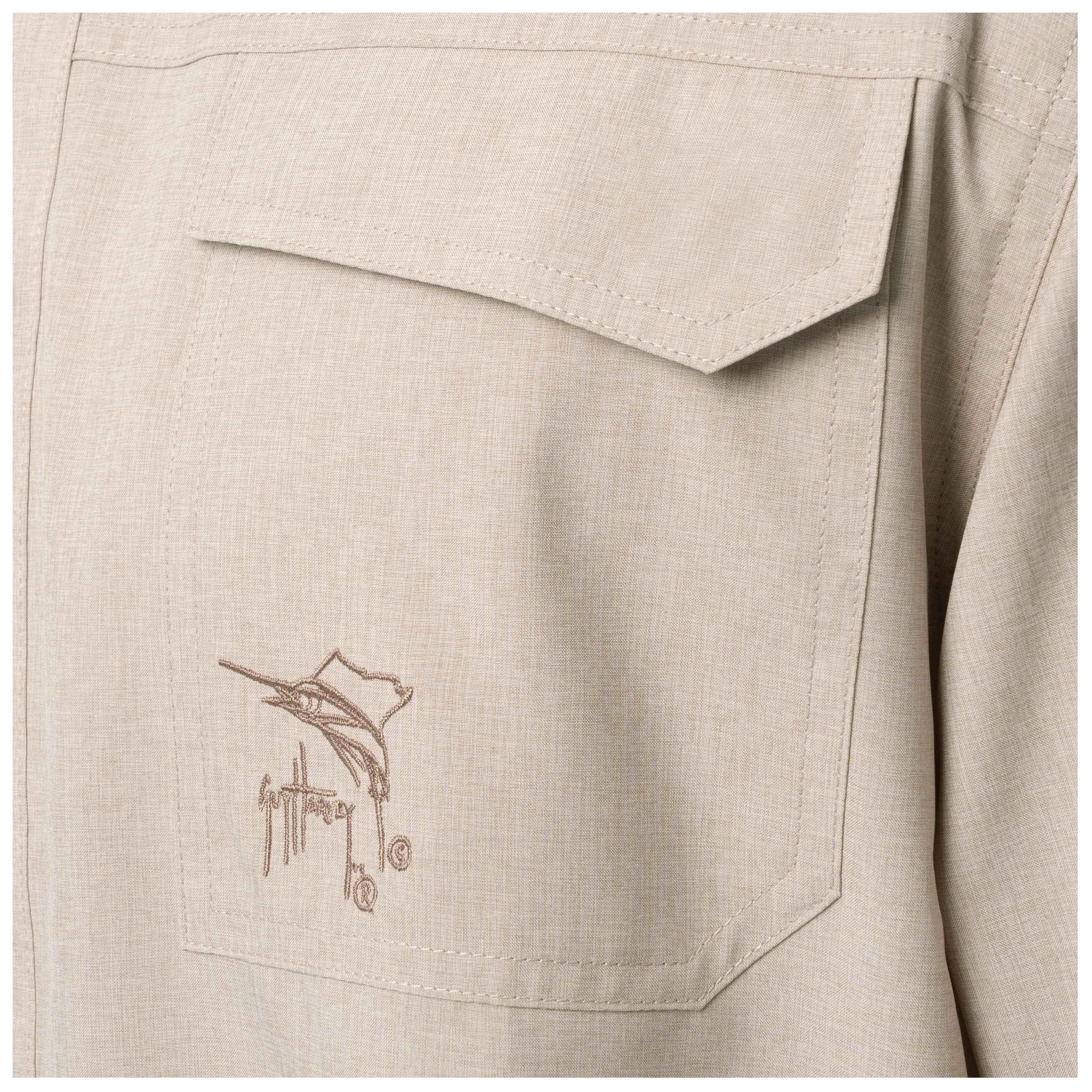 Harbor Heather Long Sleeve Fishing Shirt - Image 45