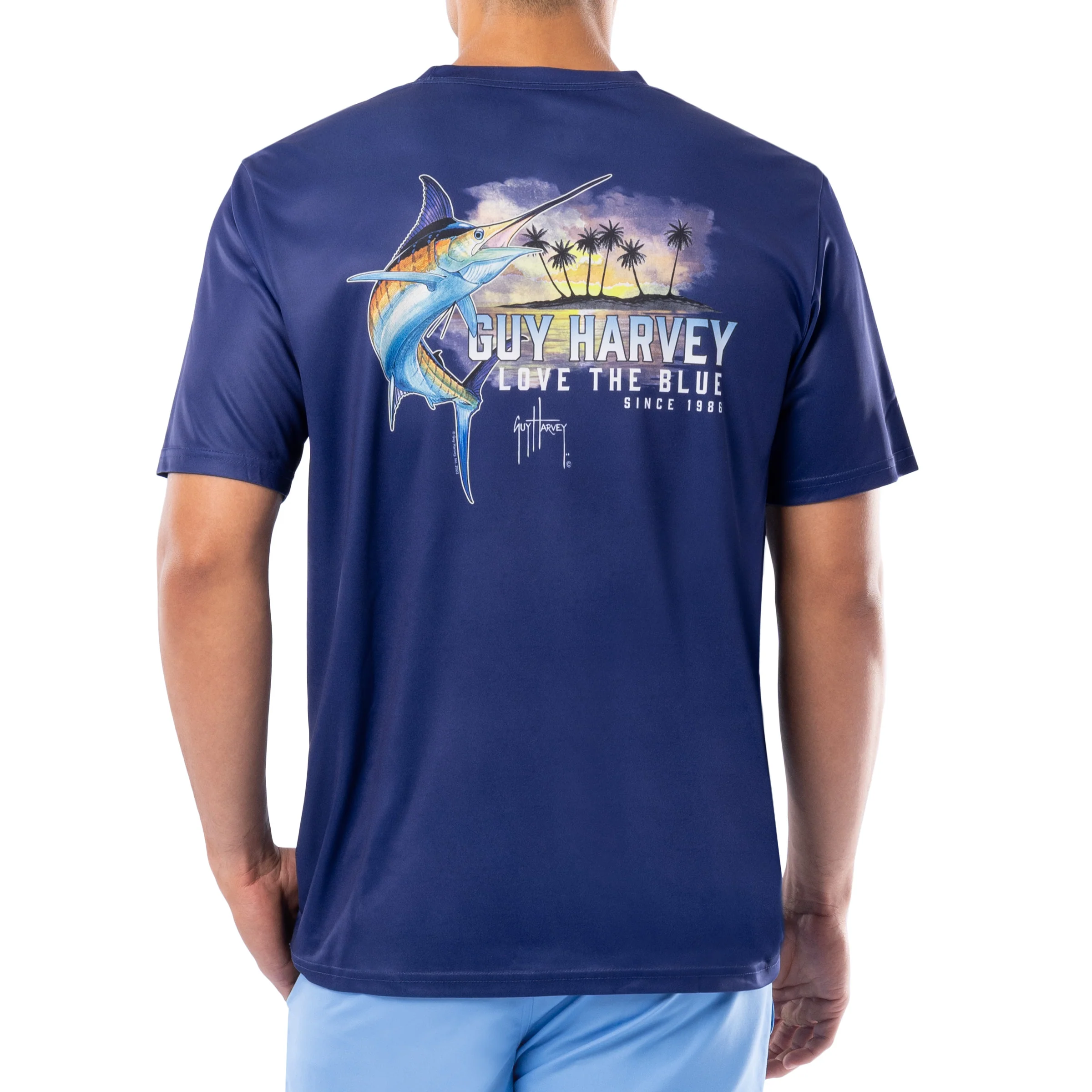 Men's Marlin Island Short Sleeve Performance Shirt