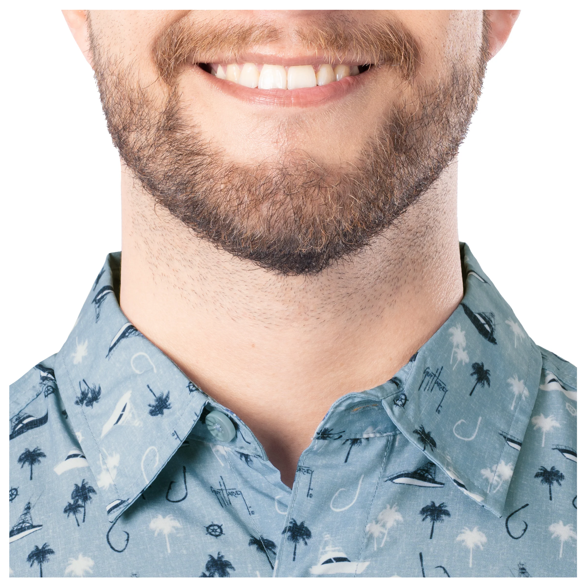 Mariner Fishing Shirt - Nautical Palms - Image 7