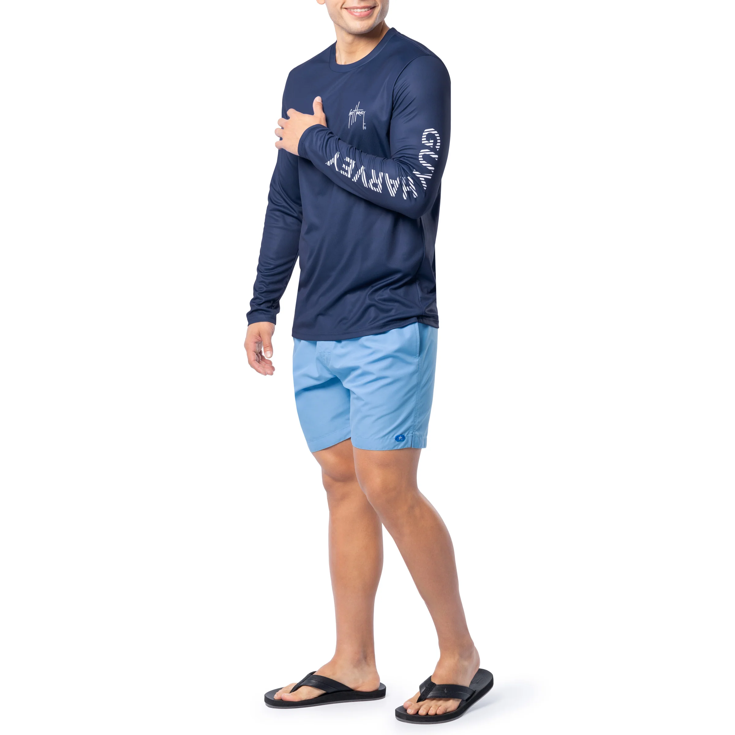Performance Sun Protection Crew - Ocean Blue - Image 8
