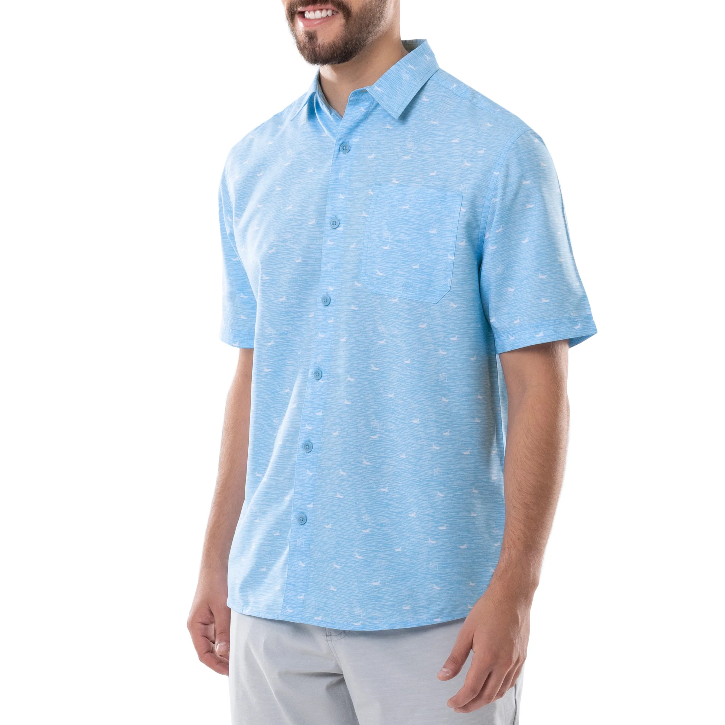Men's On The Water Performance Fishing Shirt - Image 4