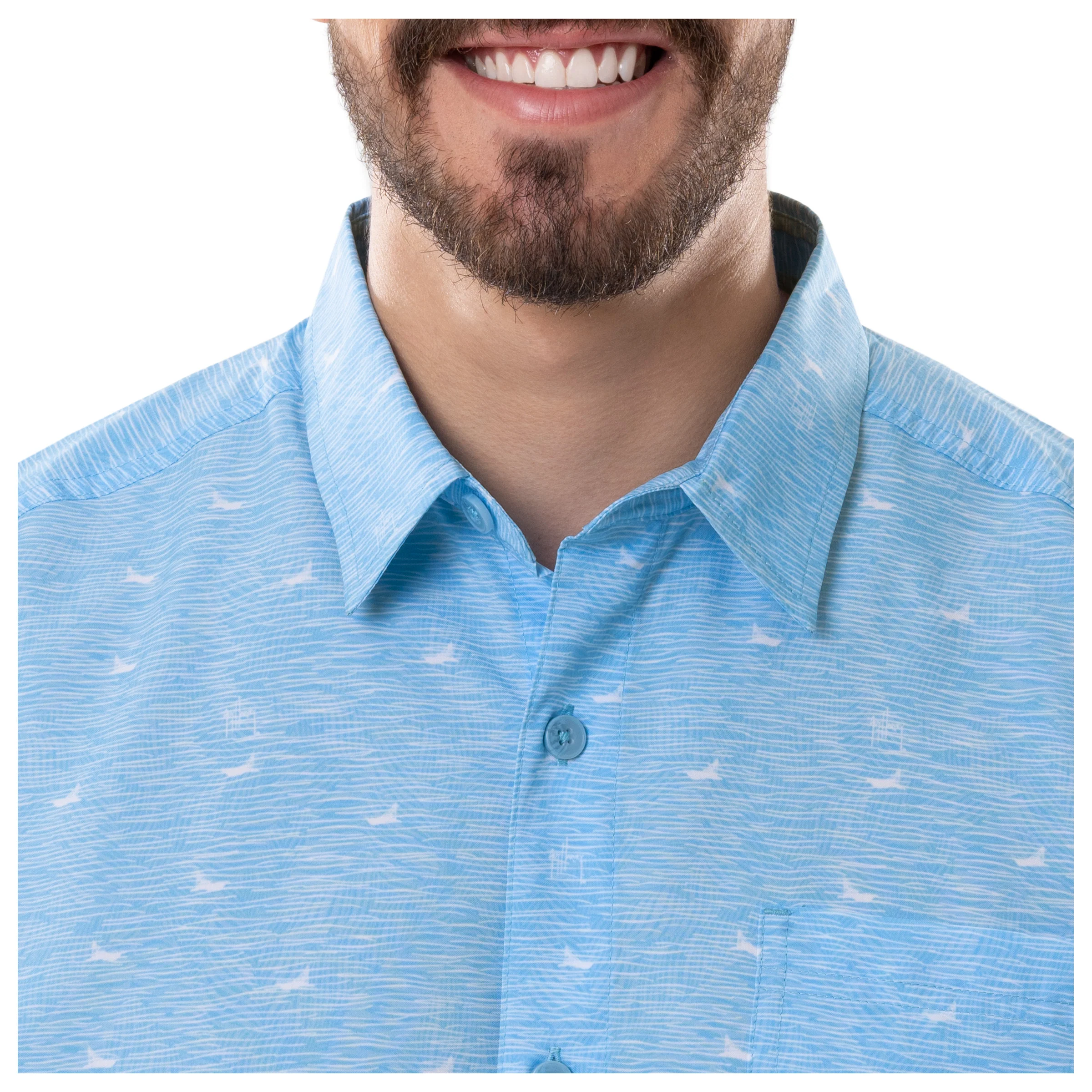 Men's On The Water Performance Fishing Shirt - Image 5