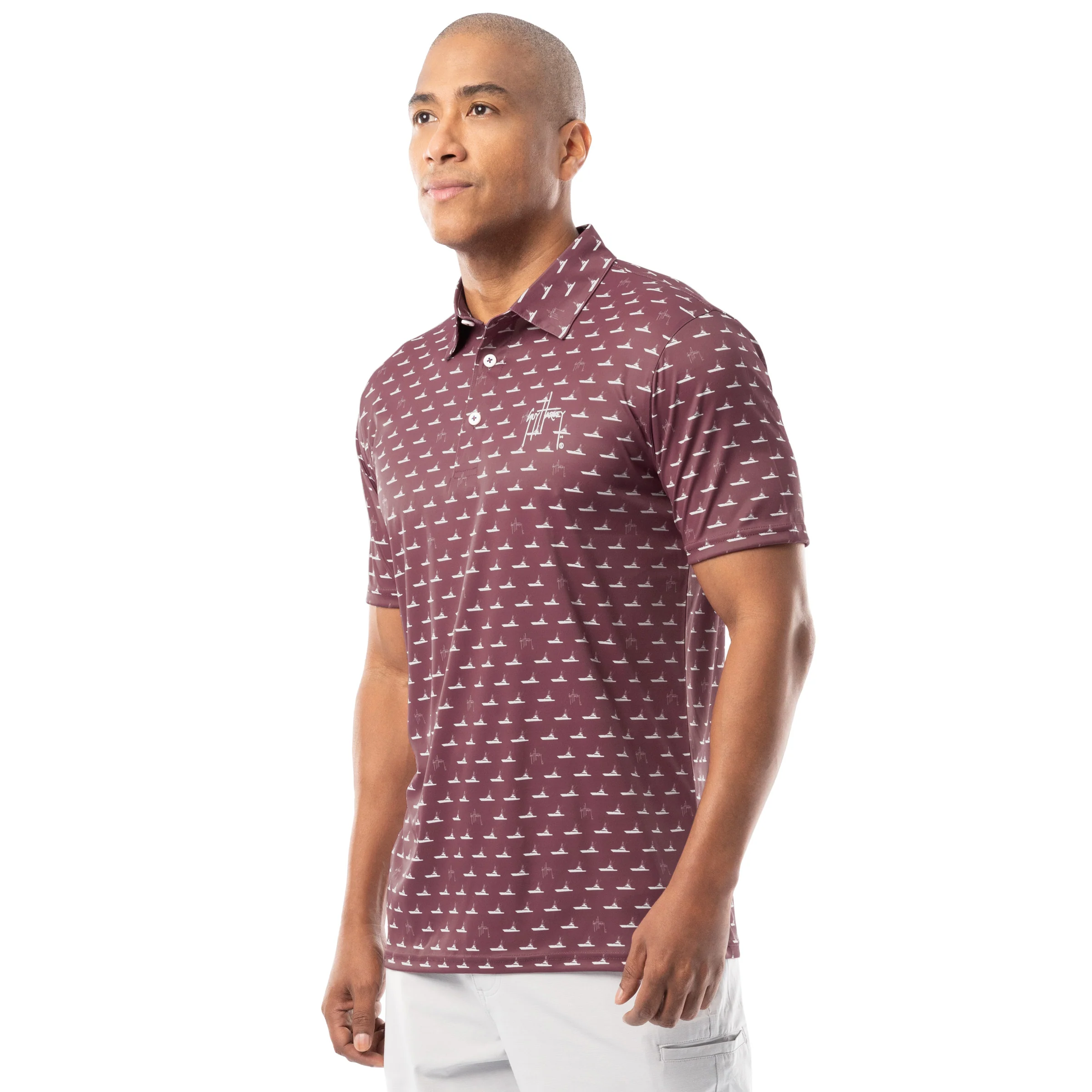 Marlin Tech Performance Polo - Red Fleet - Image 3