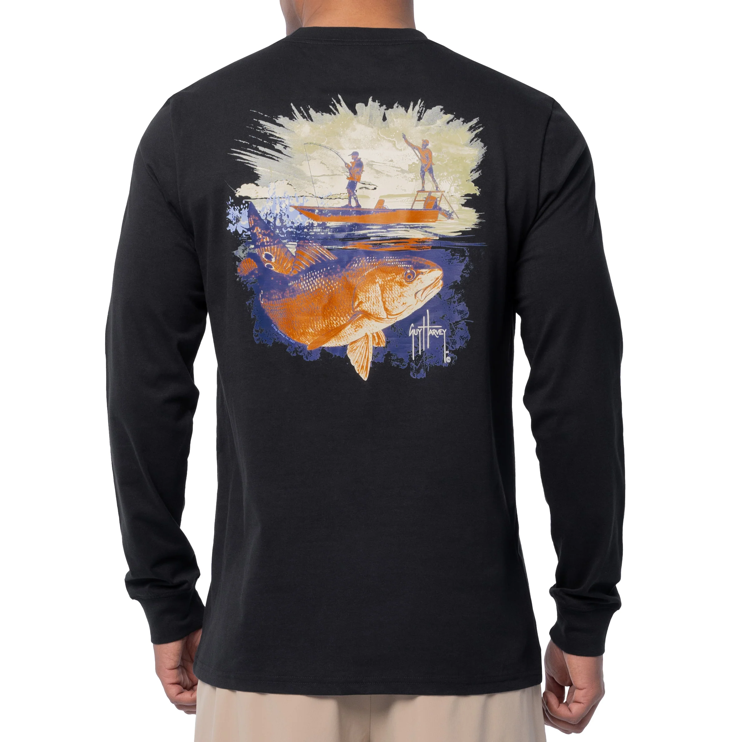 OG Long Sleeve Tee - Redfish Tailing