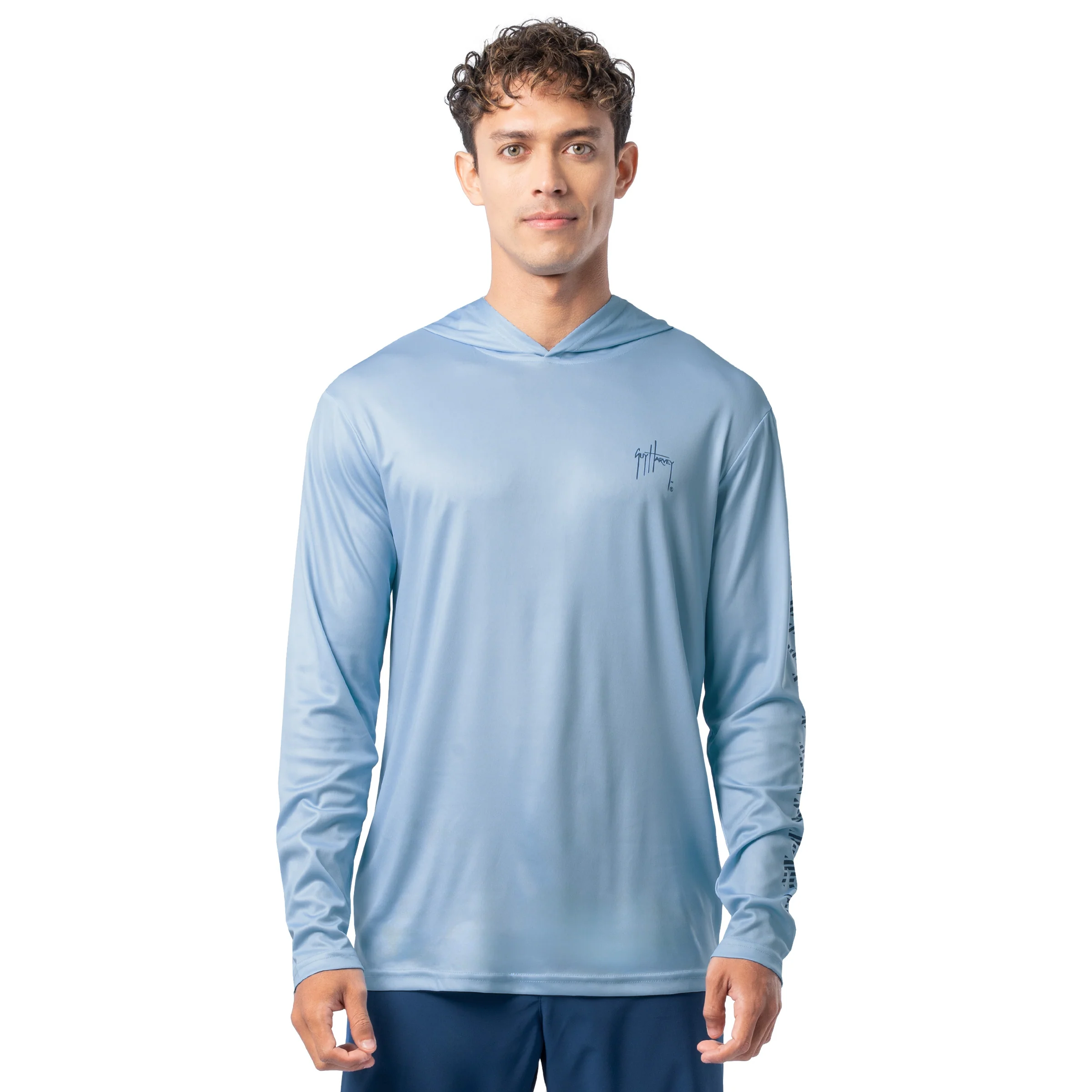 Performance Sun Protection Hoodie - Sail Stripes - Image 2