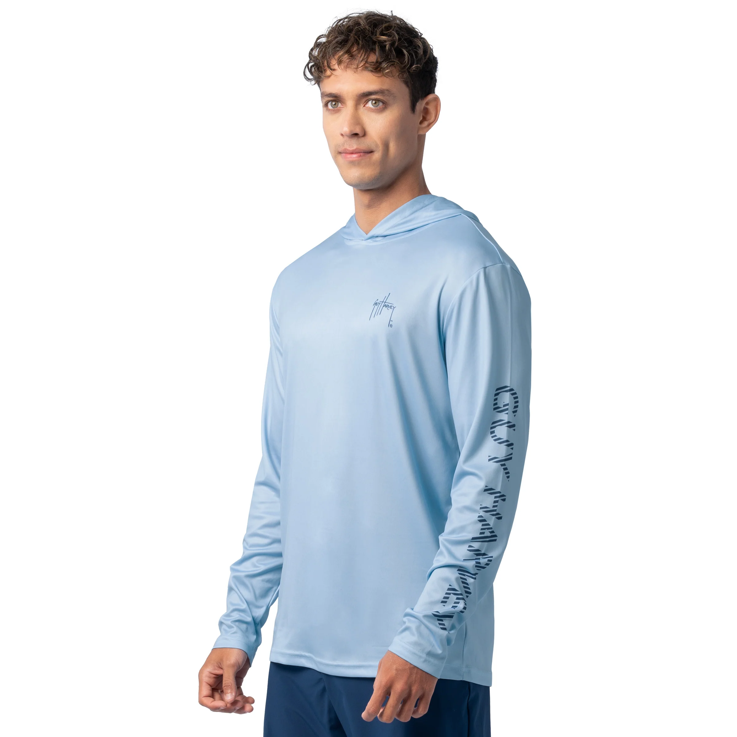 Performance Sun Protection Hoodie - Sail Stripes - Image 3