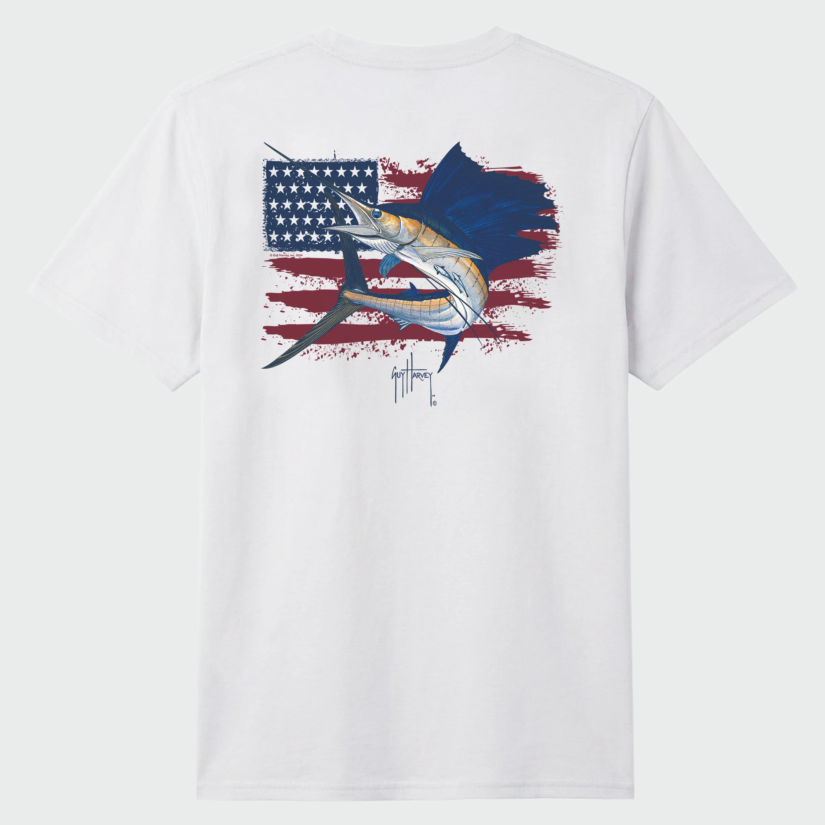 HarborLite Pocket Tee - Sail USA