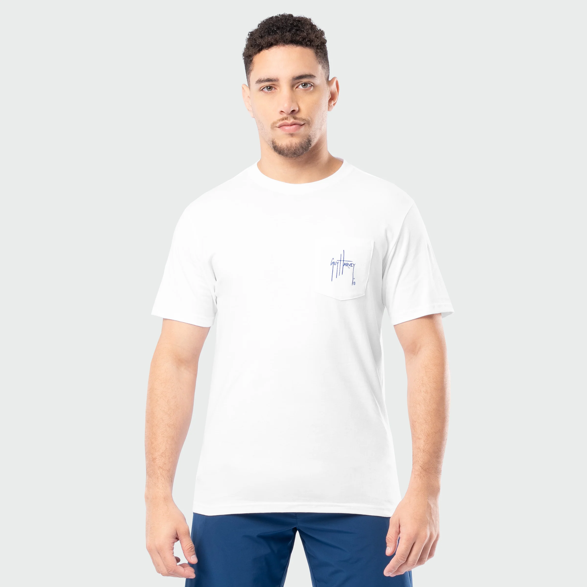 HarborLite Pocket Tee - Sail USA - Image 4