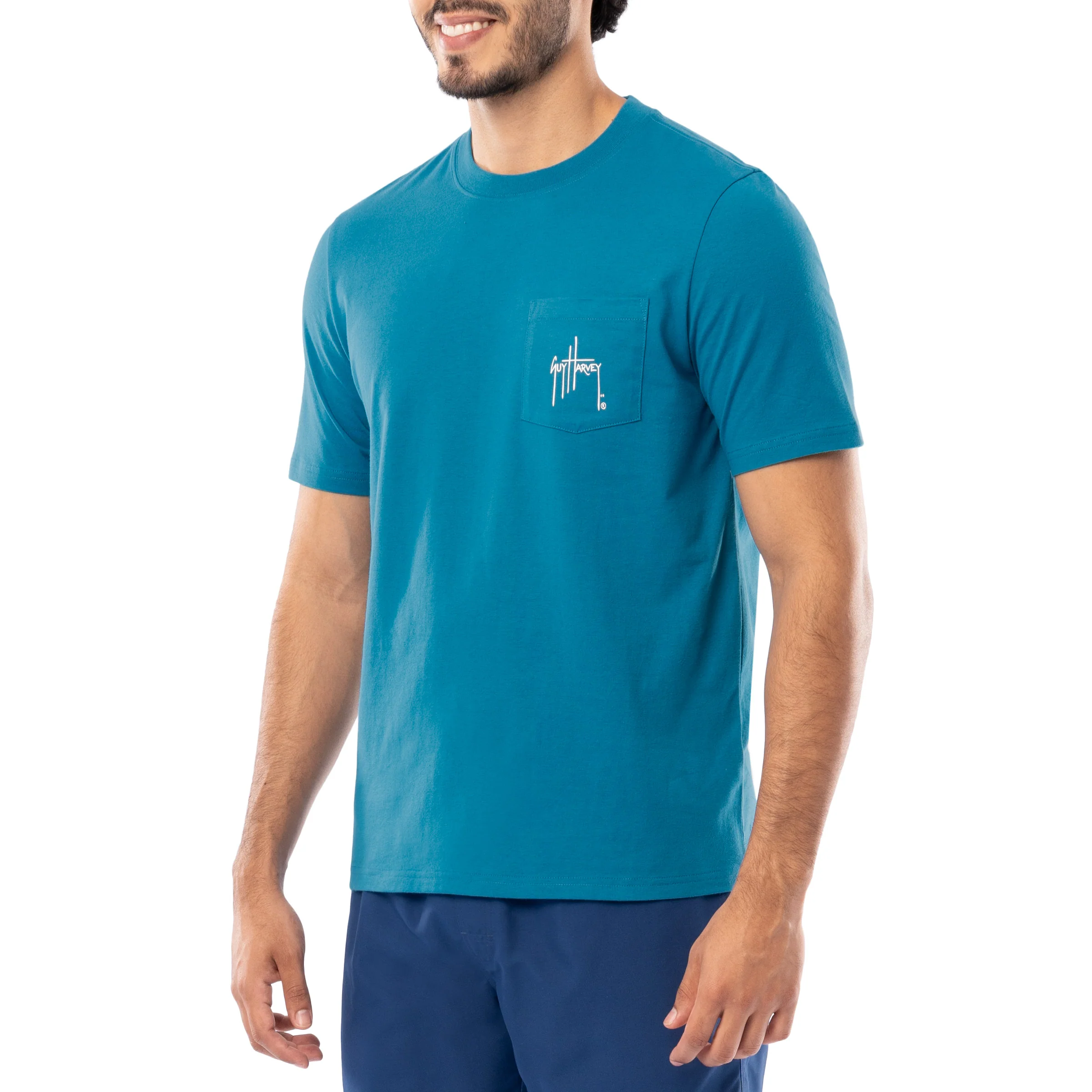 Men's Saltwater Core Short Sleeve Pocket T-Shirt - Image 4