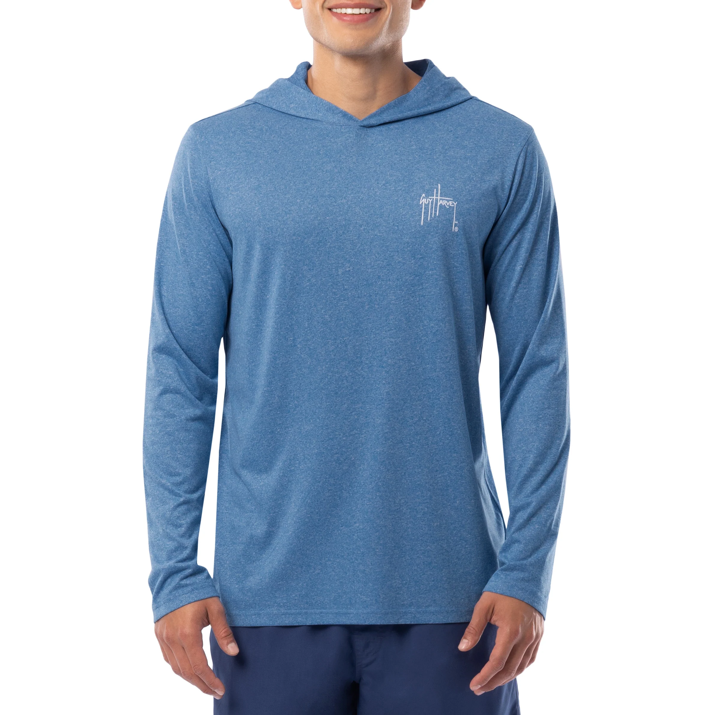 Men's Shark Sketch Long Sleeve Performance Hoodie - Image 4