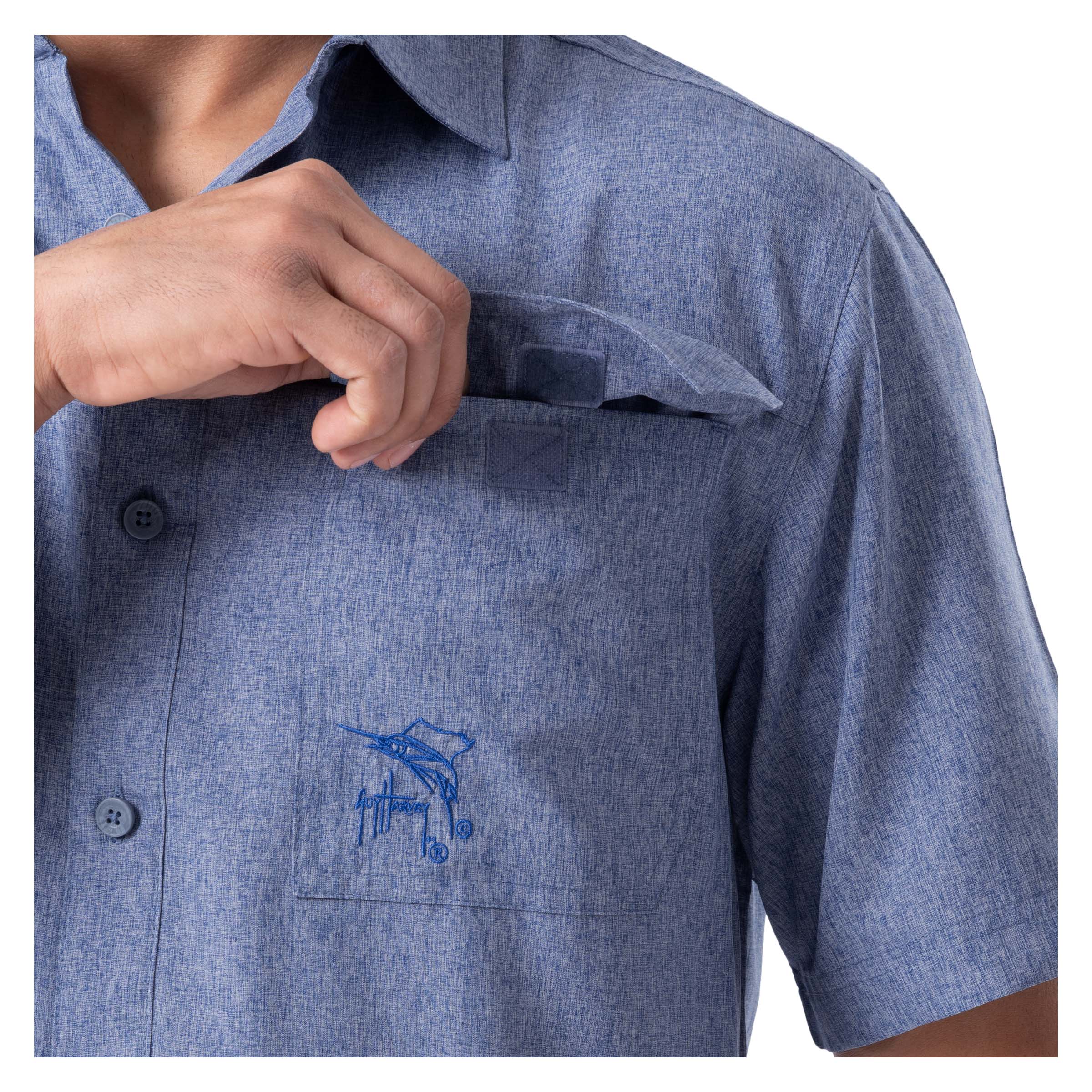 Harbor Heather Fishing Shirt - Image 21