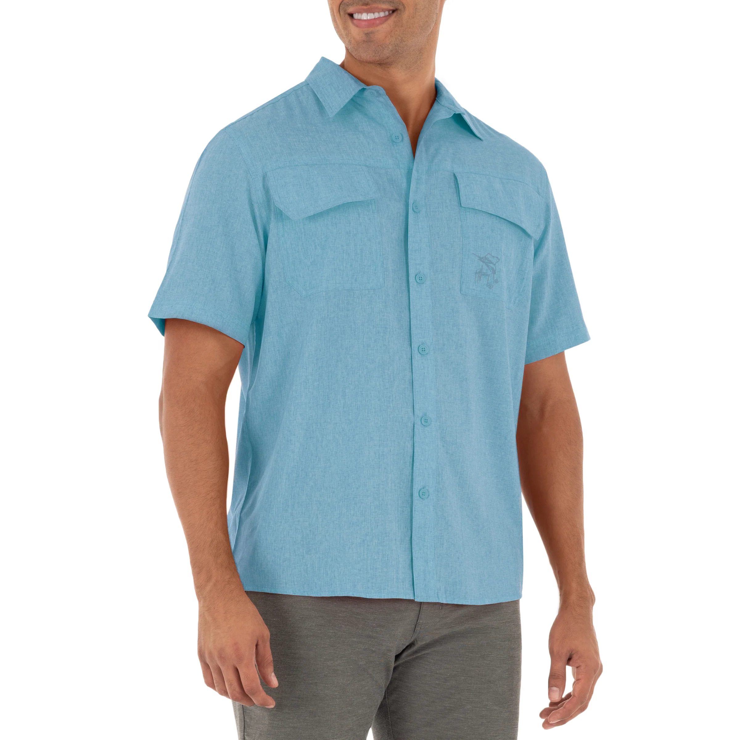 Harbor Heather Fishing Shirt - Image 25