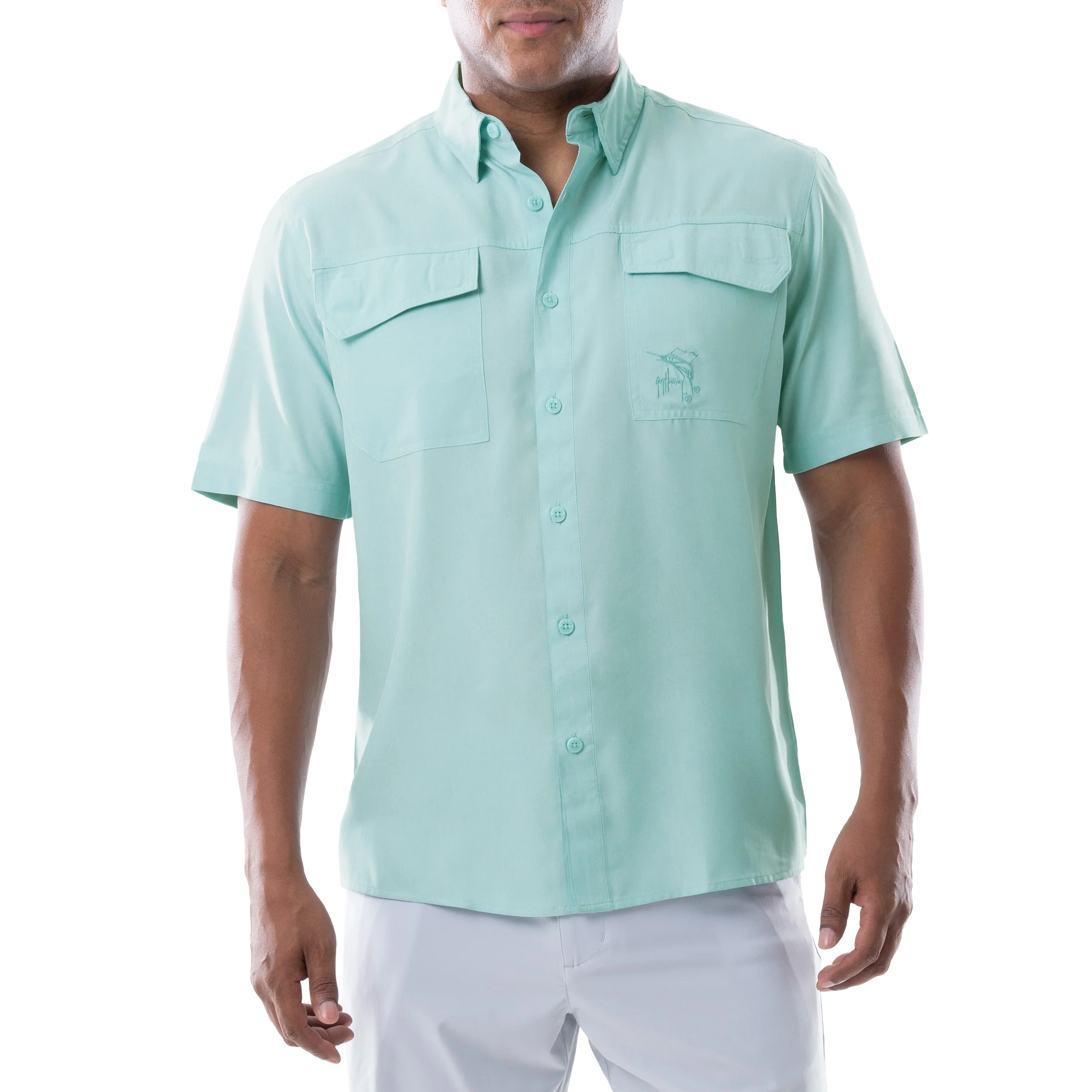 Harbor Heather Fishing Shirt - Image 9