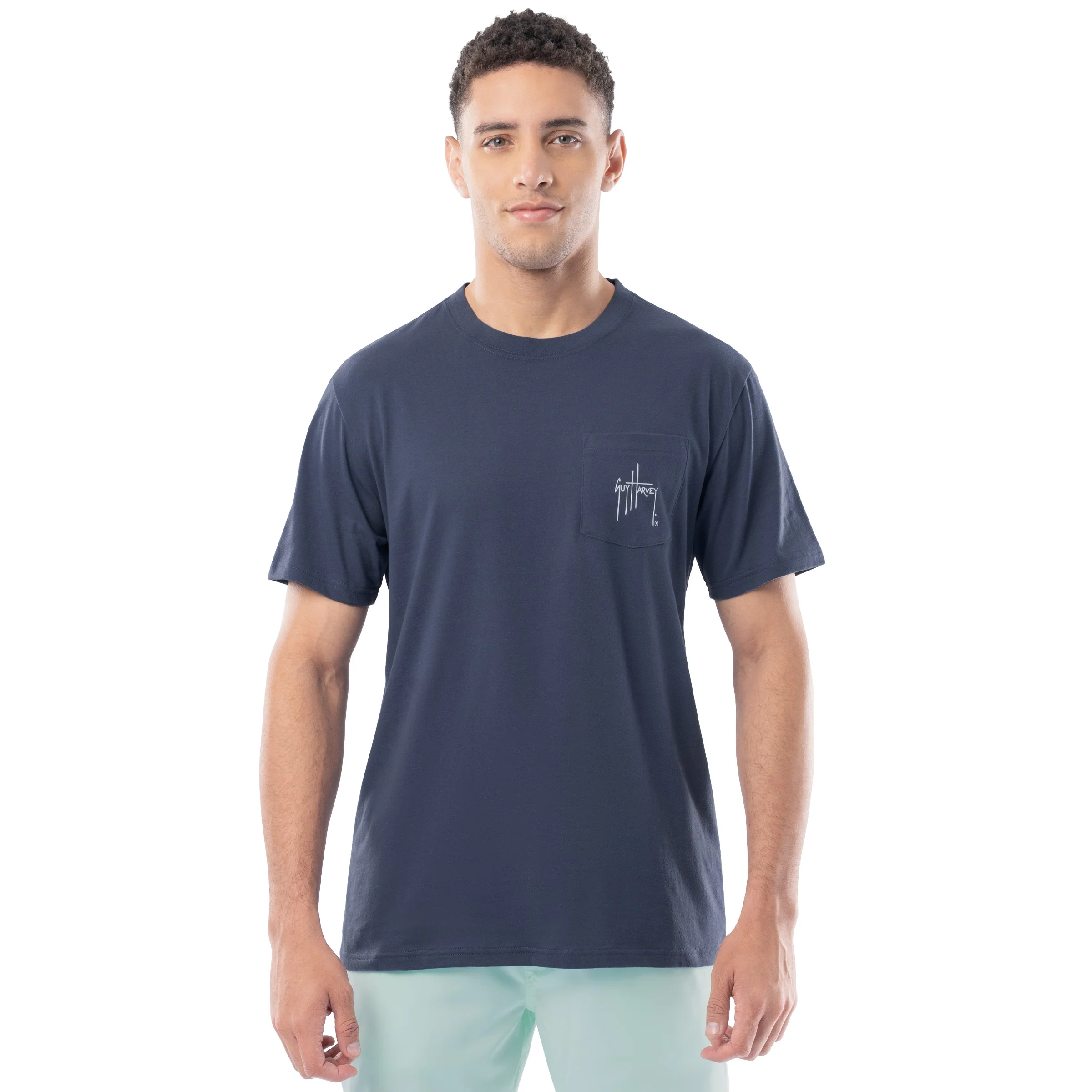 Lightweight Pocket Tee - Sketchy Blue - Image 2